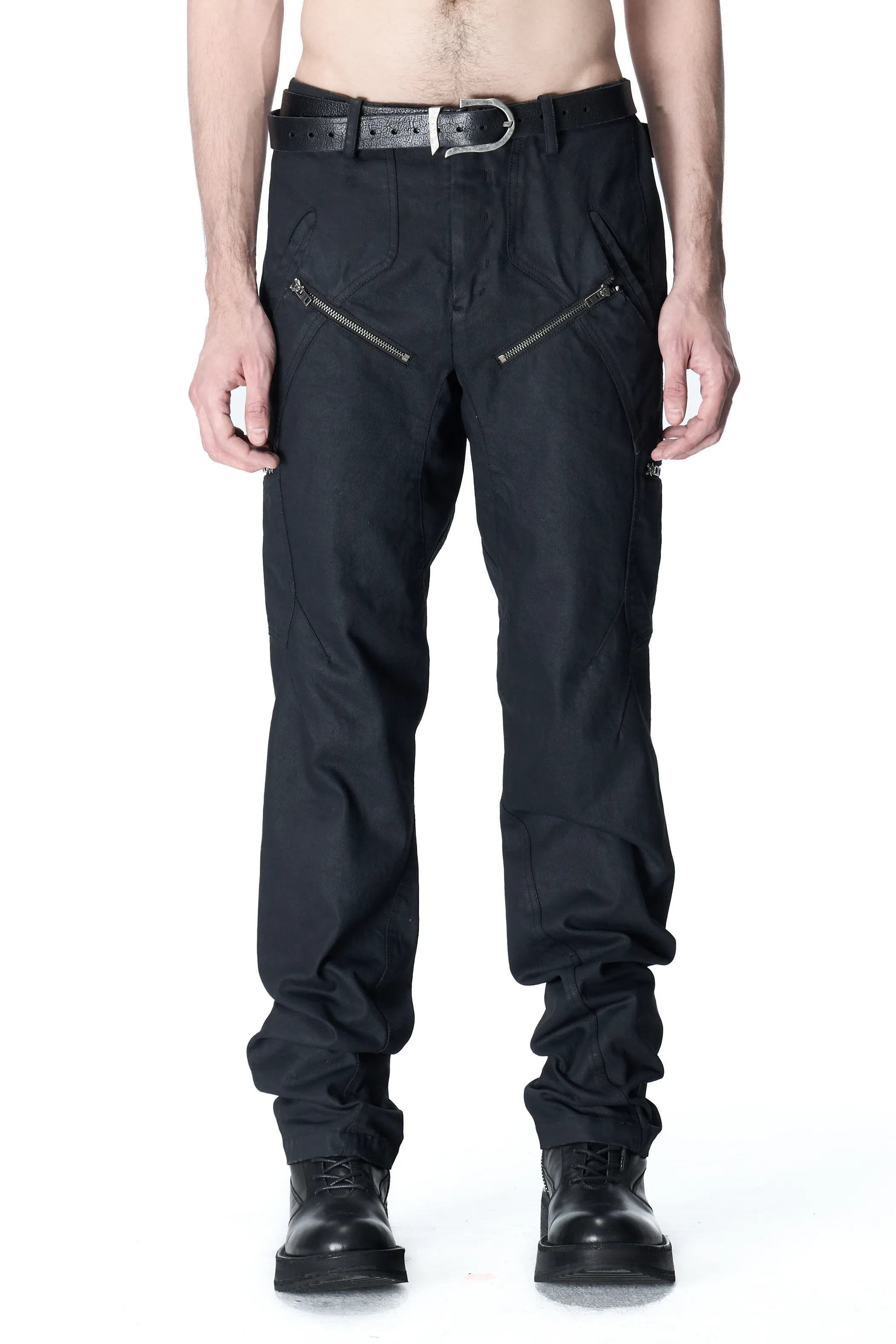 パンツ D5OVE Savages Coated Flare Jeans T-Pocket Coated Slim Jeans – D5OVE