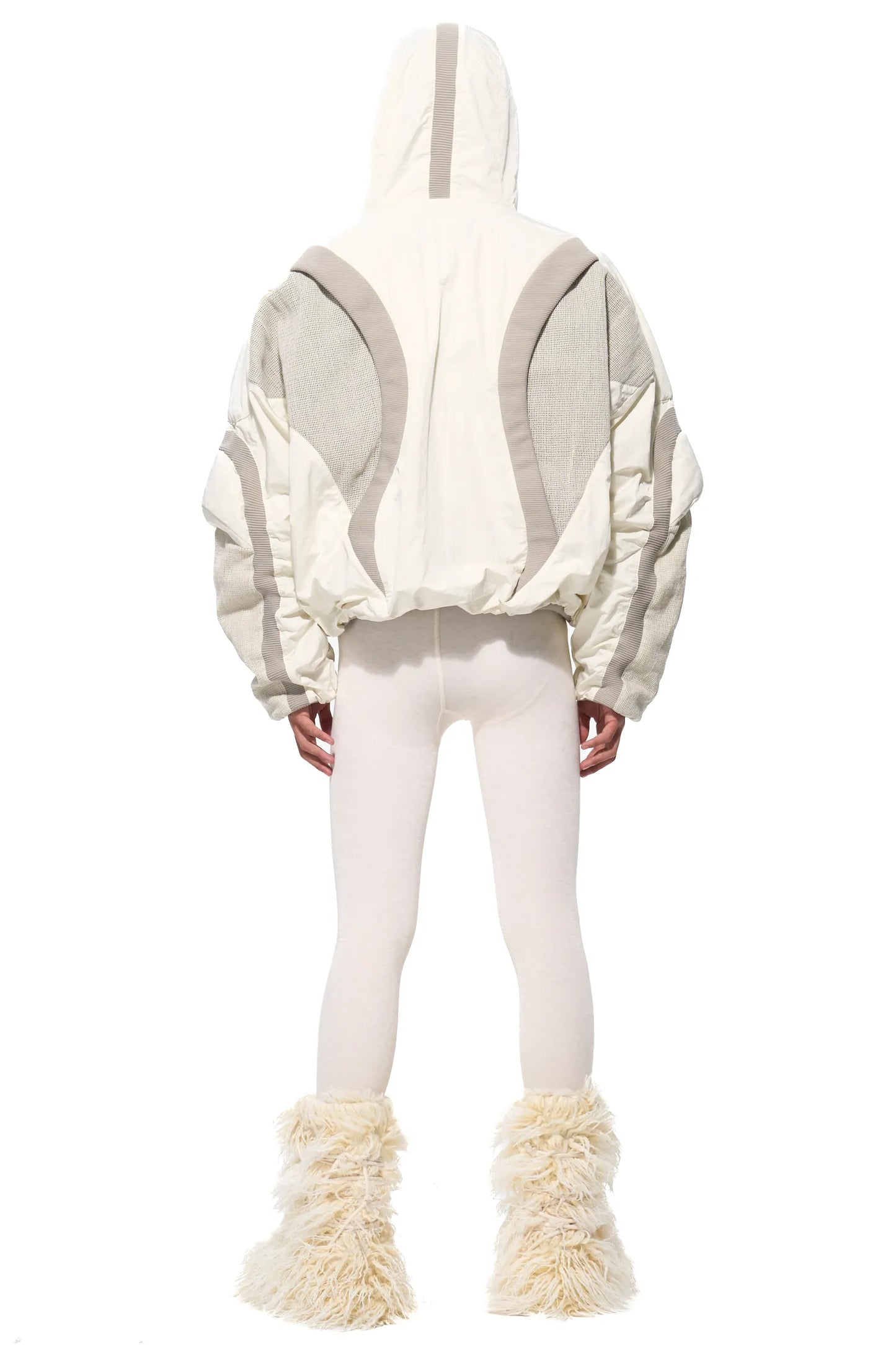 Mesh Structured Shell Jacket