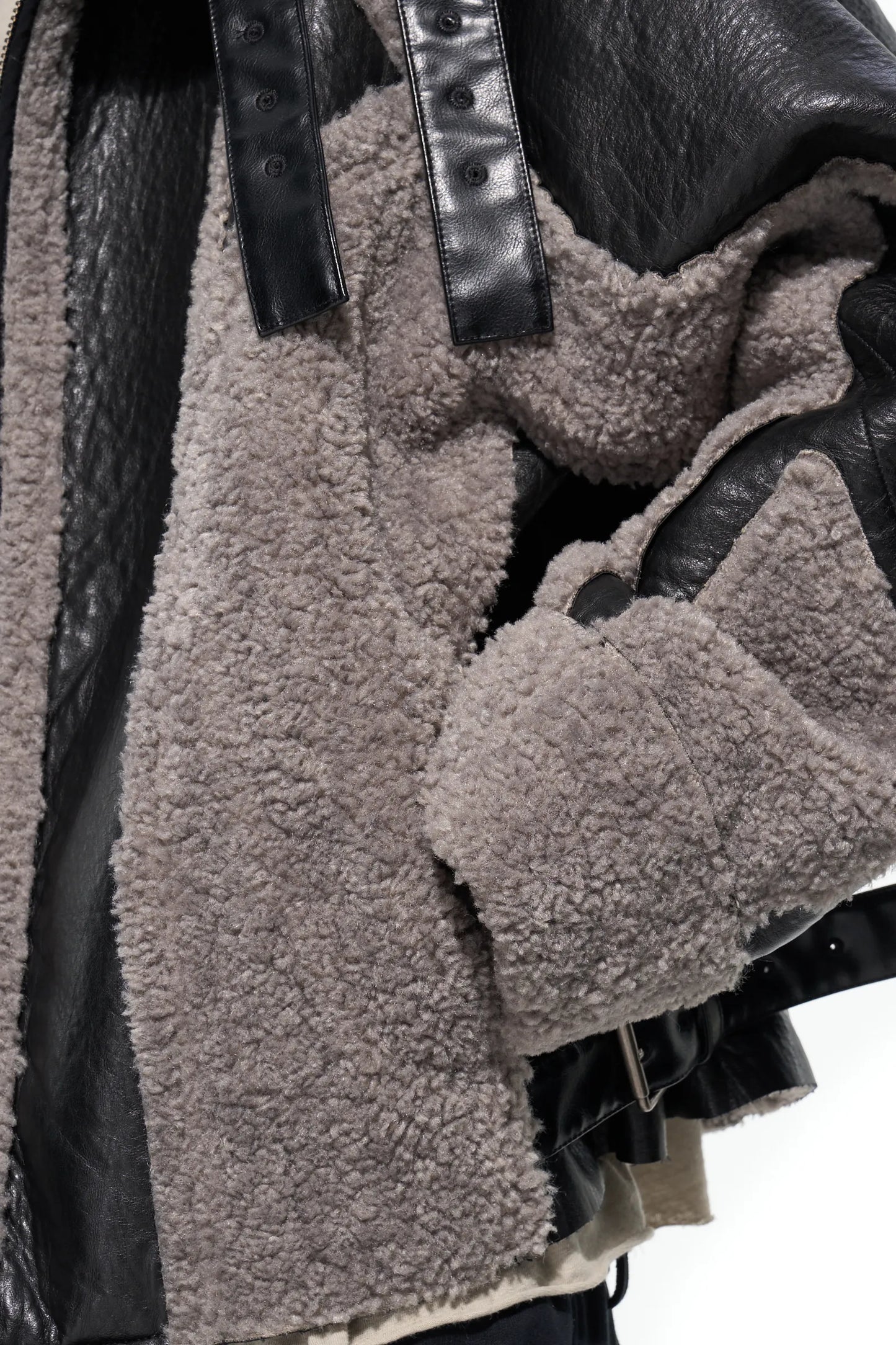 Shearling High-Neck Jacket