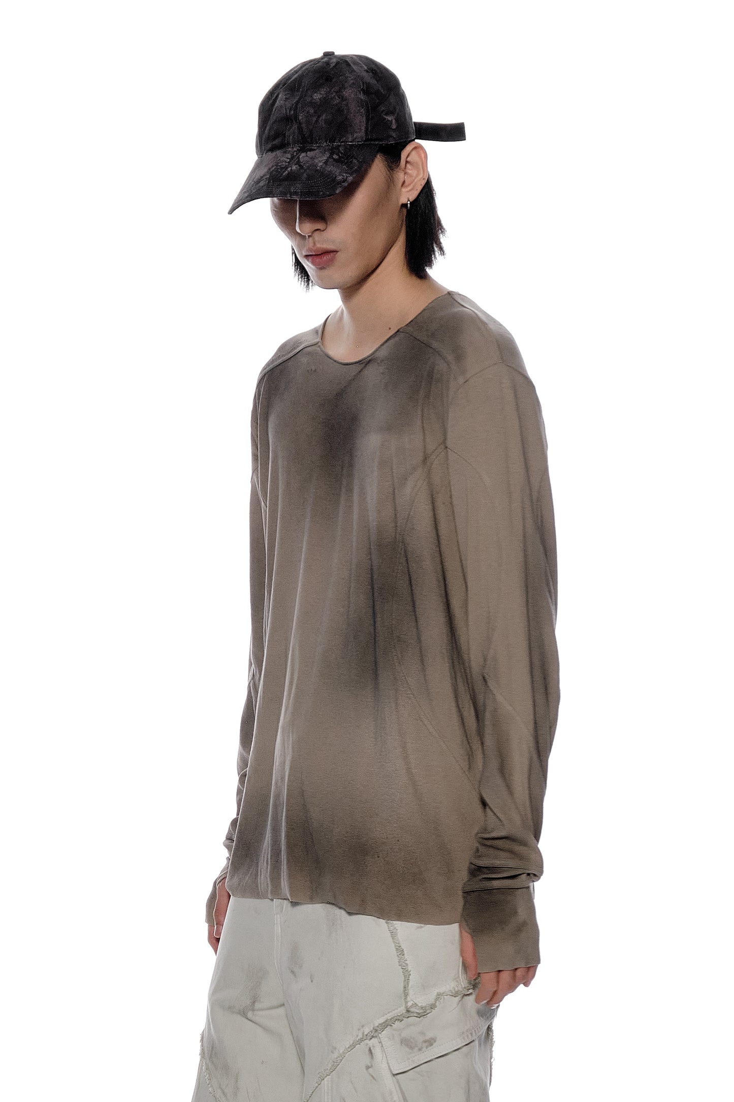 Basic Washed Long-sleeved Tee