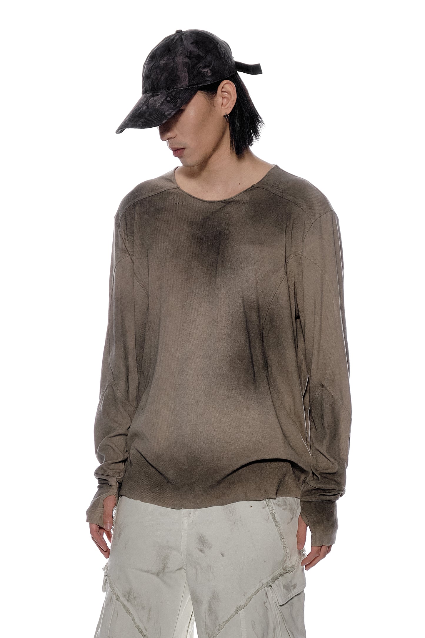 Basic Washed Long-sleeved Tee