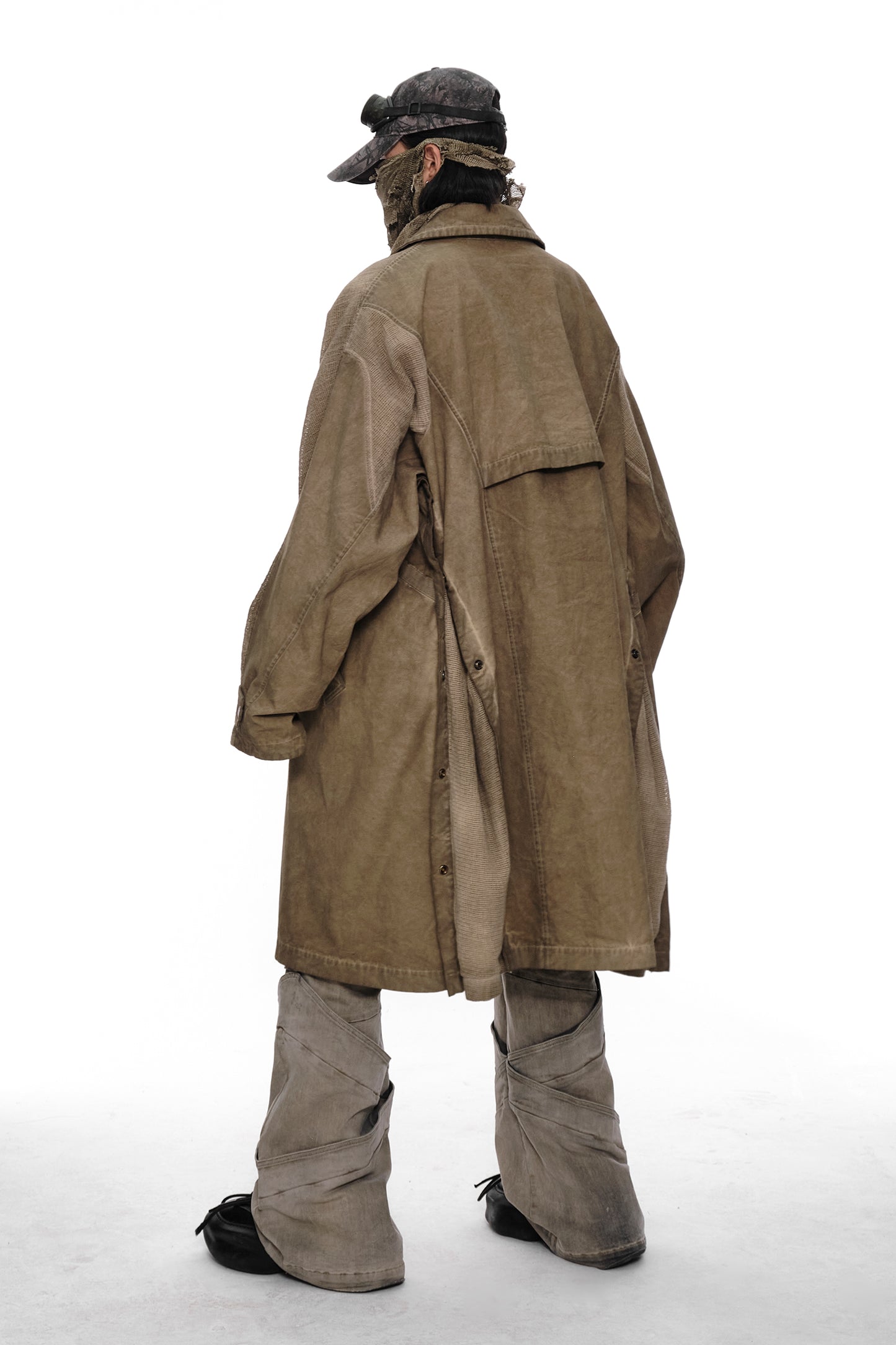 Distressed Trench Coat