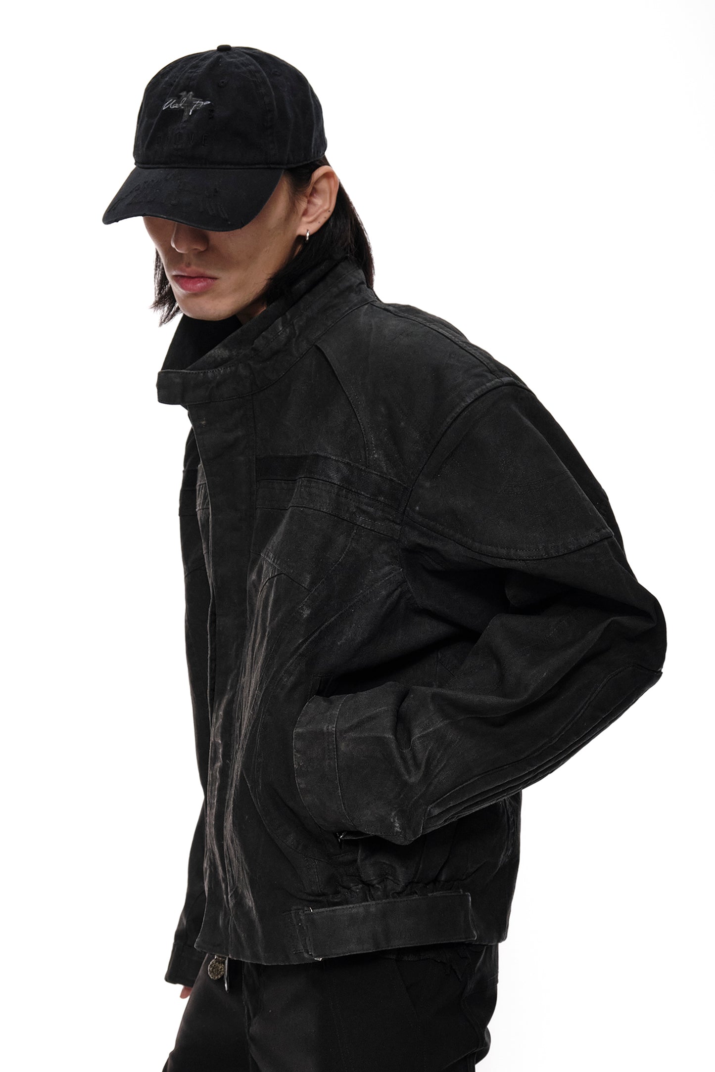 Twin-engine Waxed Biker Jacket