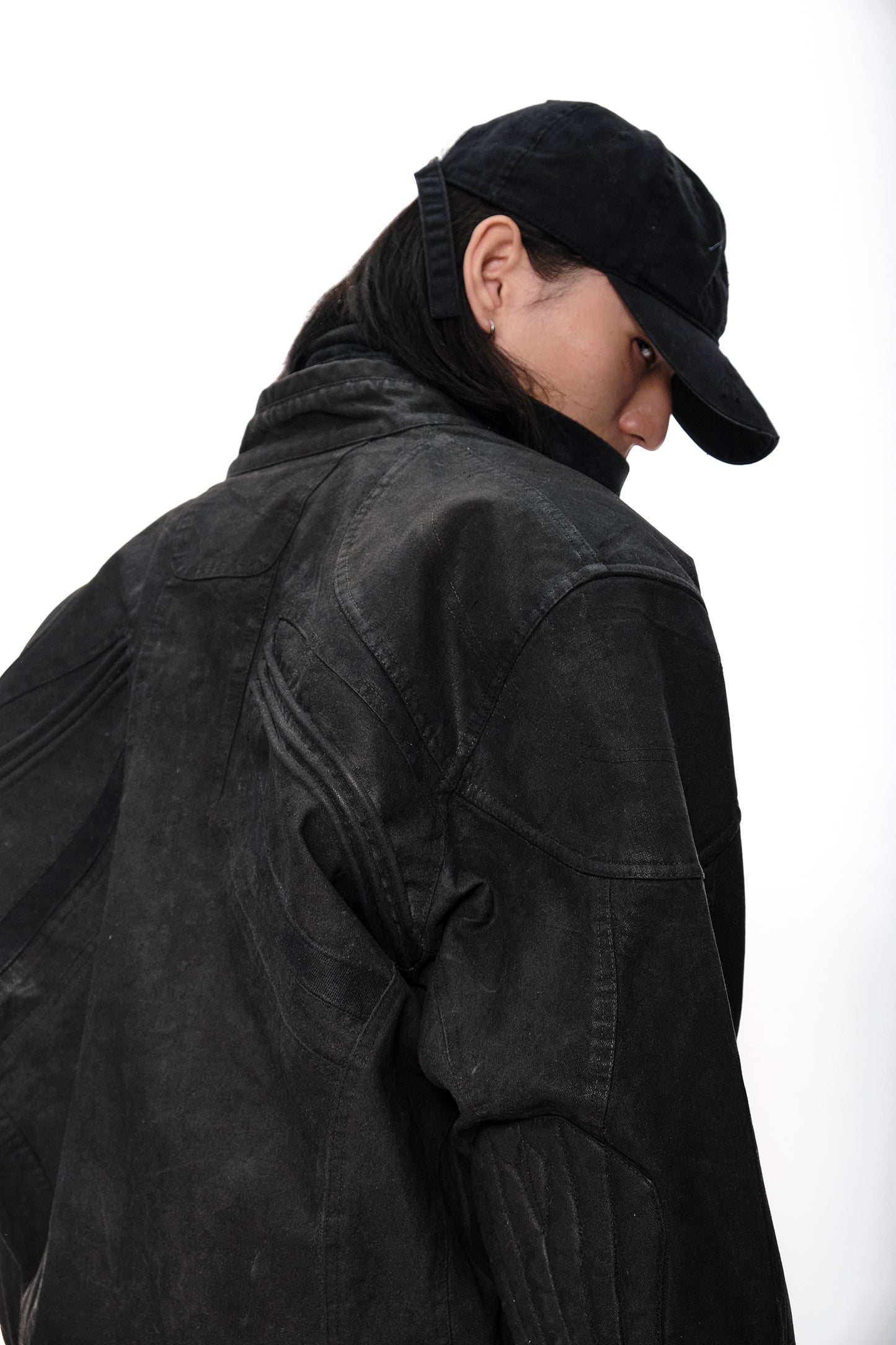 Twin-engine Waxed Biker Jacket