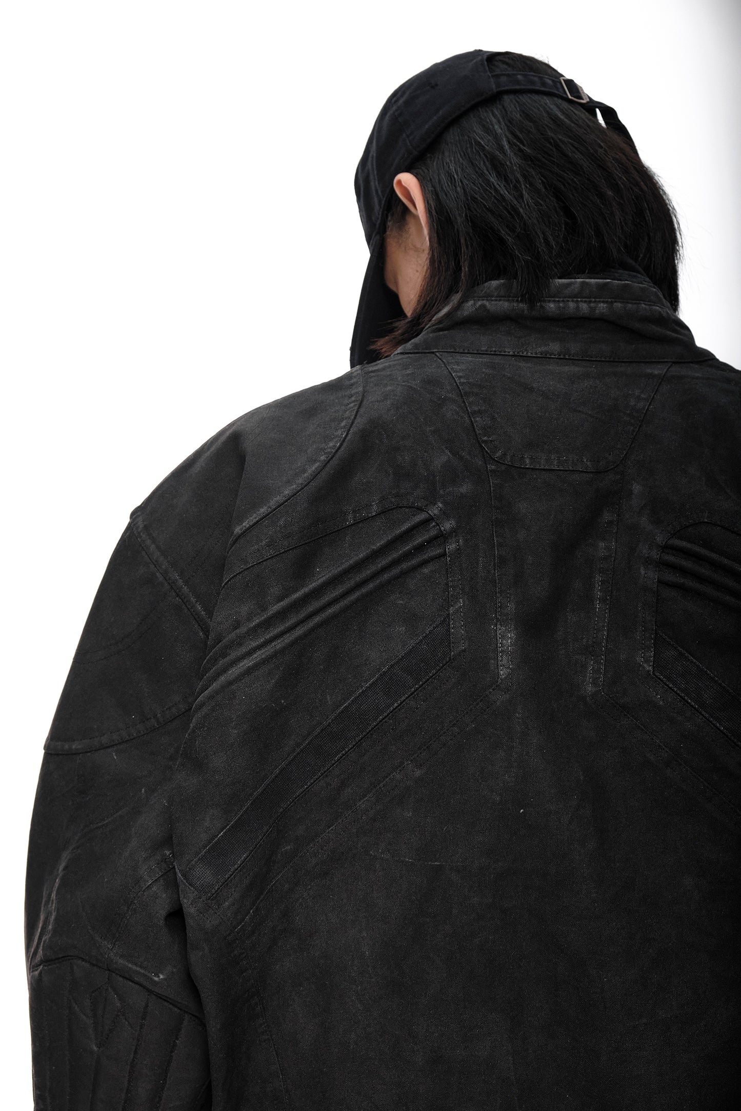 Twin-engine Waxed Biker Jacket