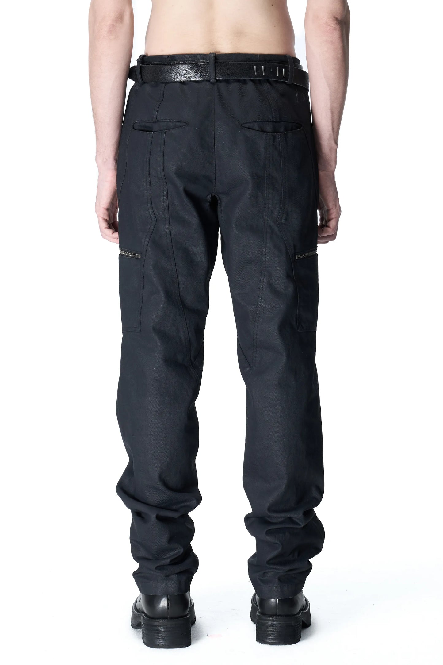 T-Pocket Coated Slim Jeans