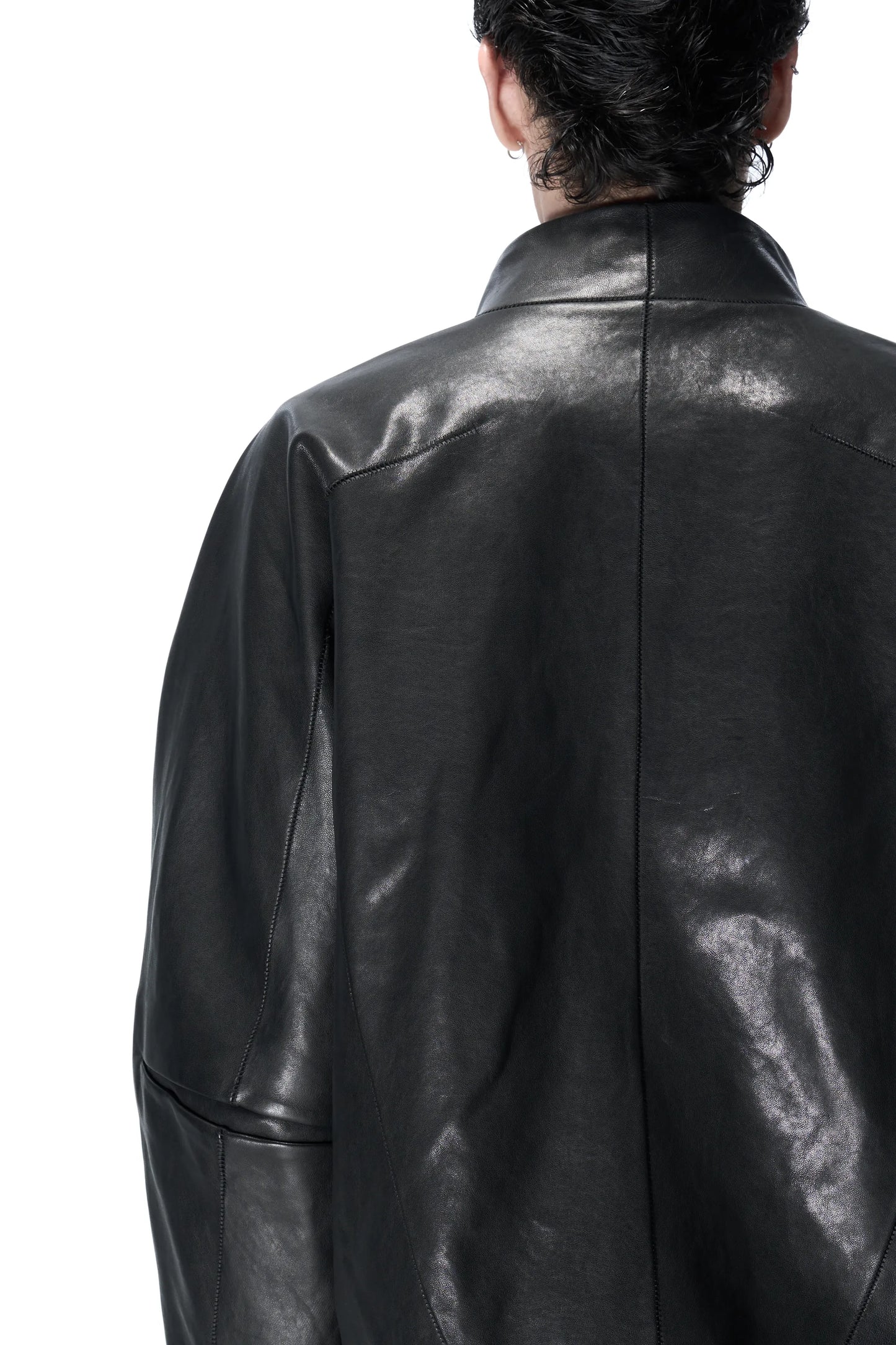 Lunar Rider Washed Goatskin Military Jacket