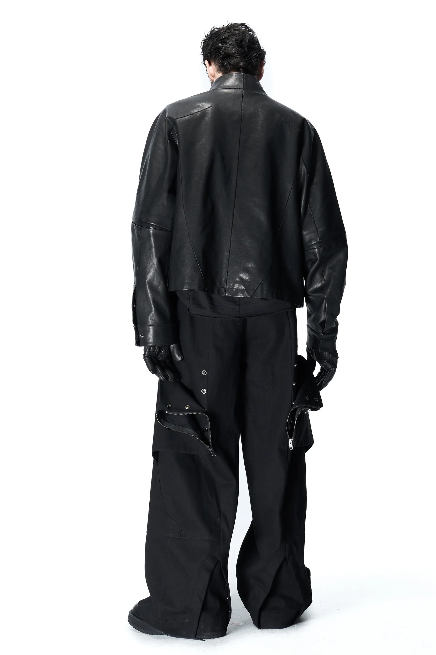 Lunar Rider Washed Goatskin Military Jacket