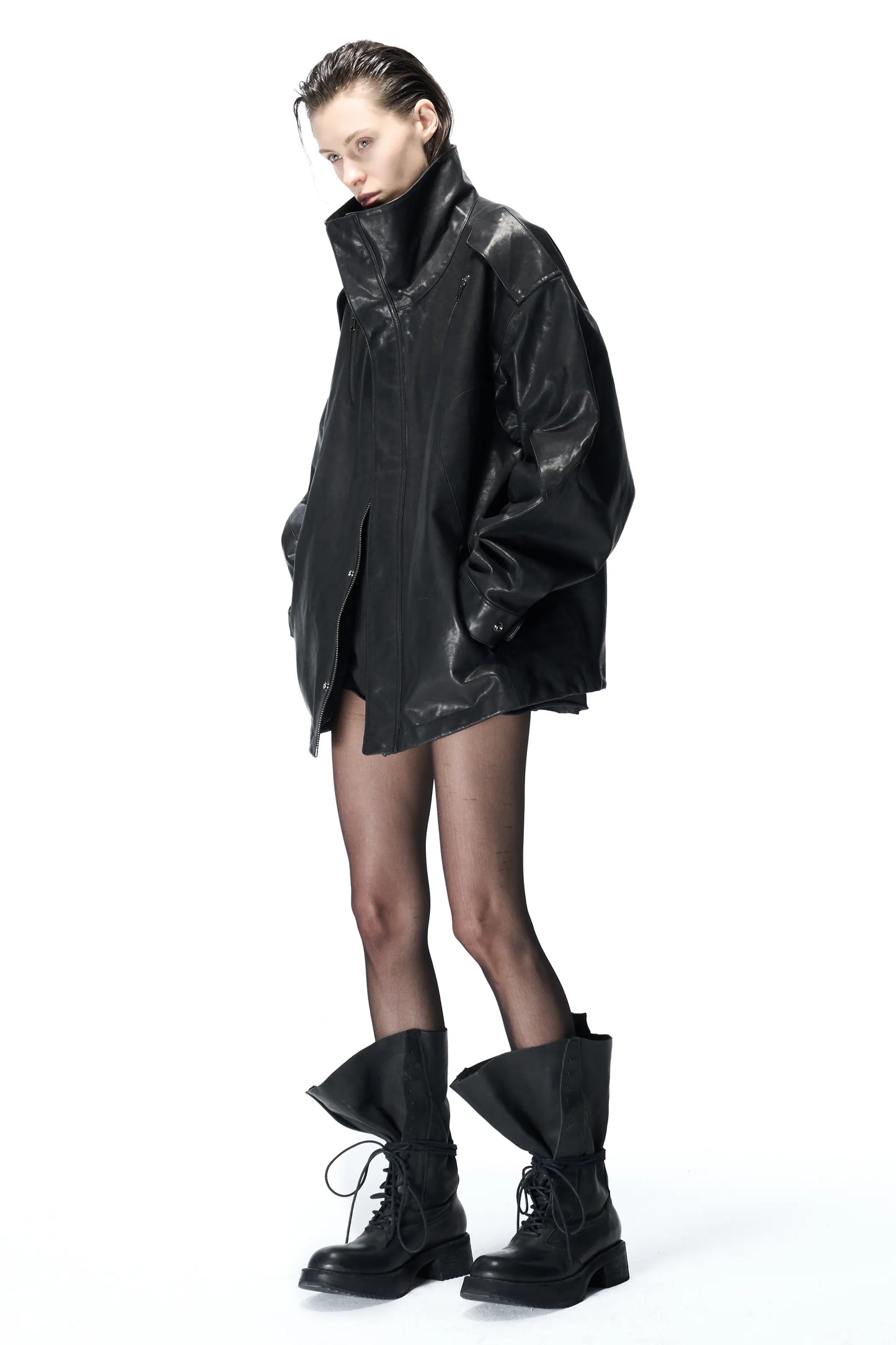 Lunar Rider Washed Lambskin Jacket