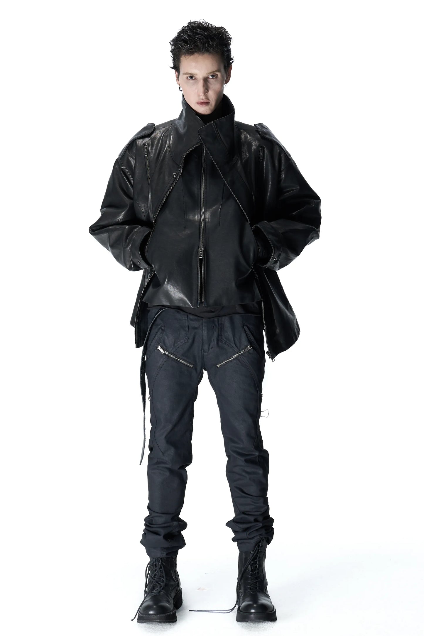 Lunar Rider Washed Lambskin Jacket