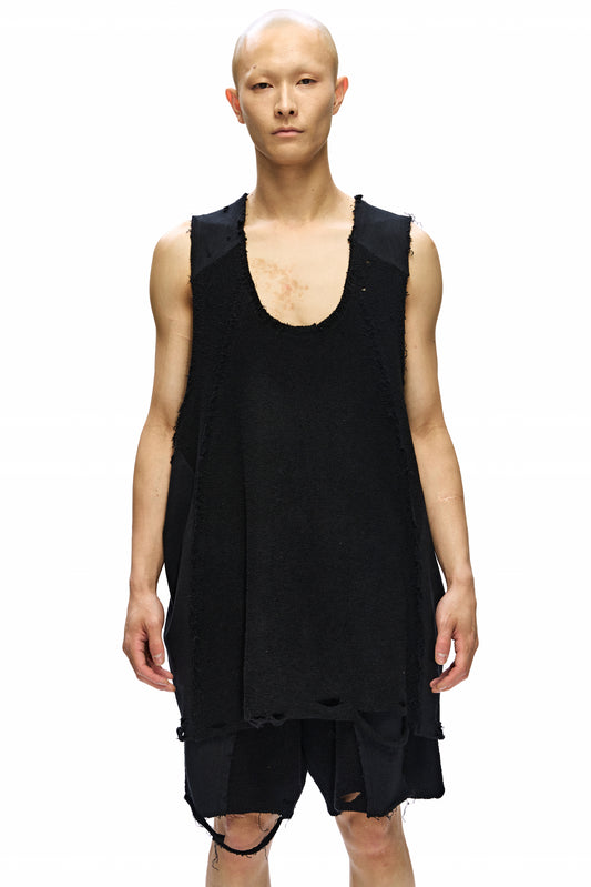Mesmer Distressed Tank Top