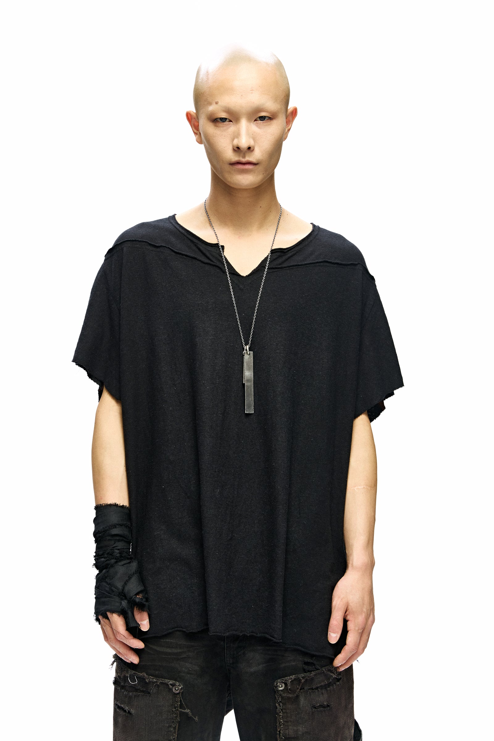 送料関税込 【D5OVE】 Distressed checkered shirt Spread Plaid Shirt – D5OVE
