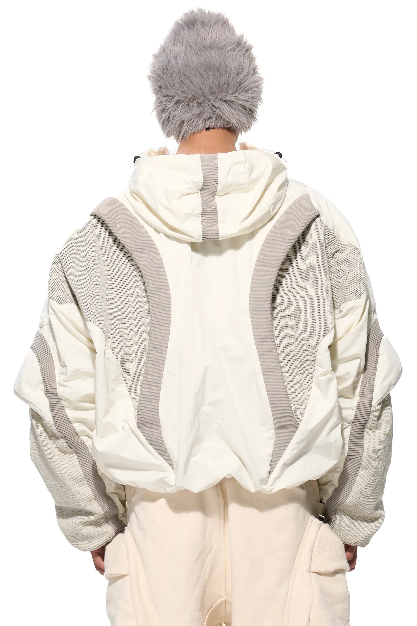 Mesh Structured Shell Jacket