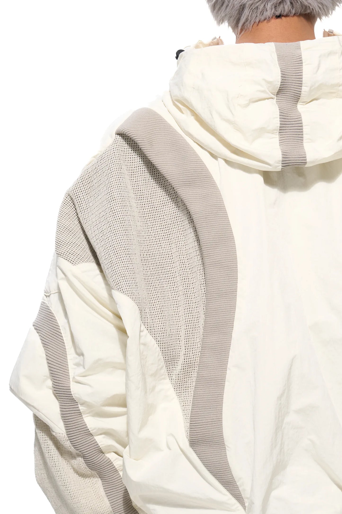 Mesh Structured Shell Jacket