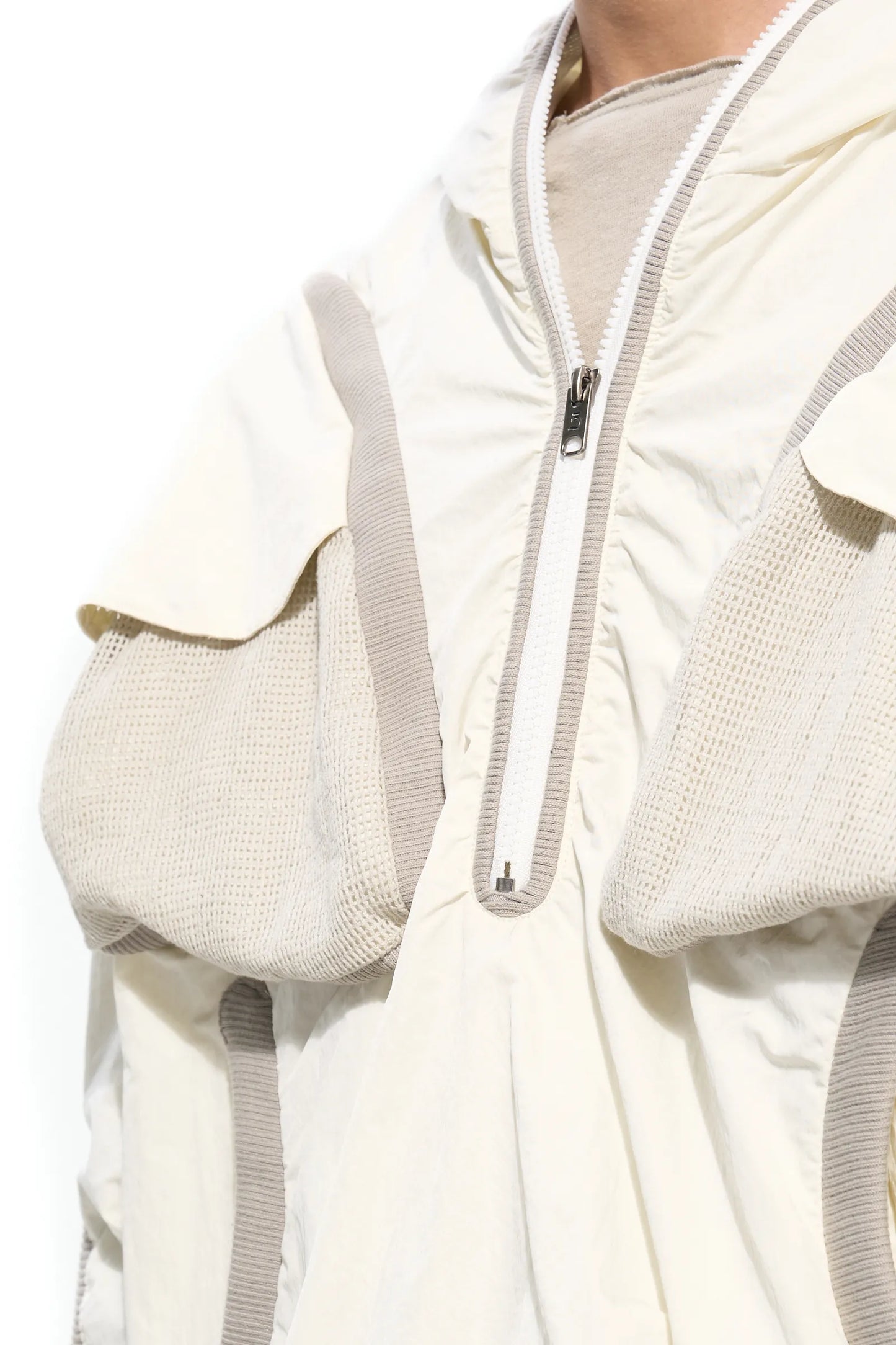 Mesh Structured Shell Jacket