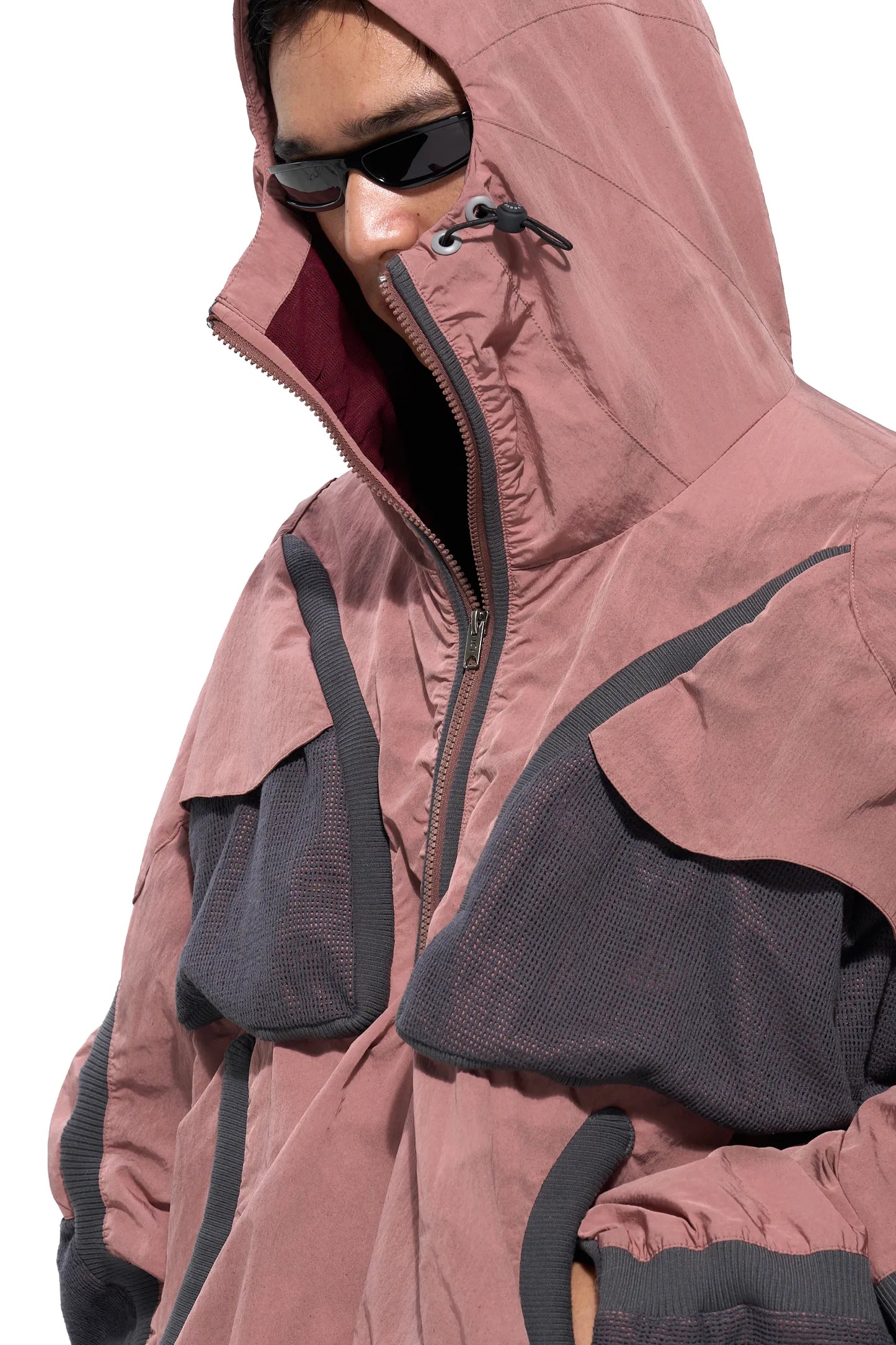 Mesh Structured Shell Jacket