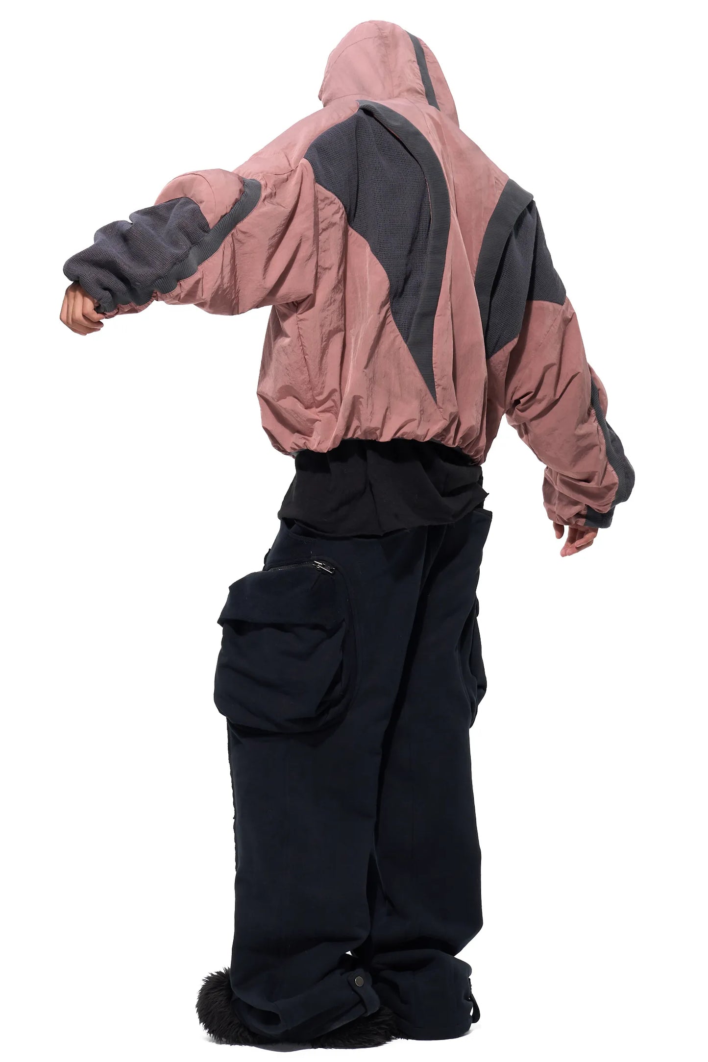 Mesh Structured Shell Jacket