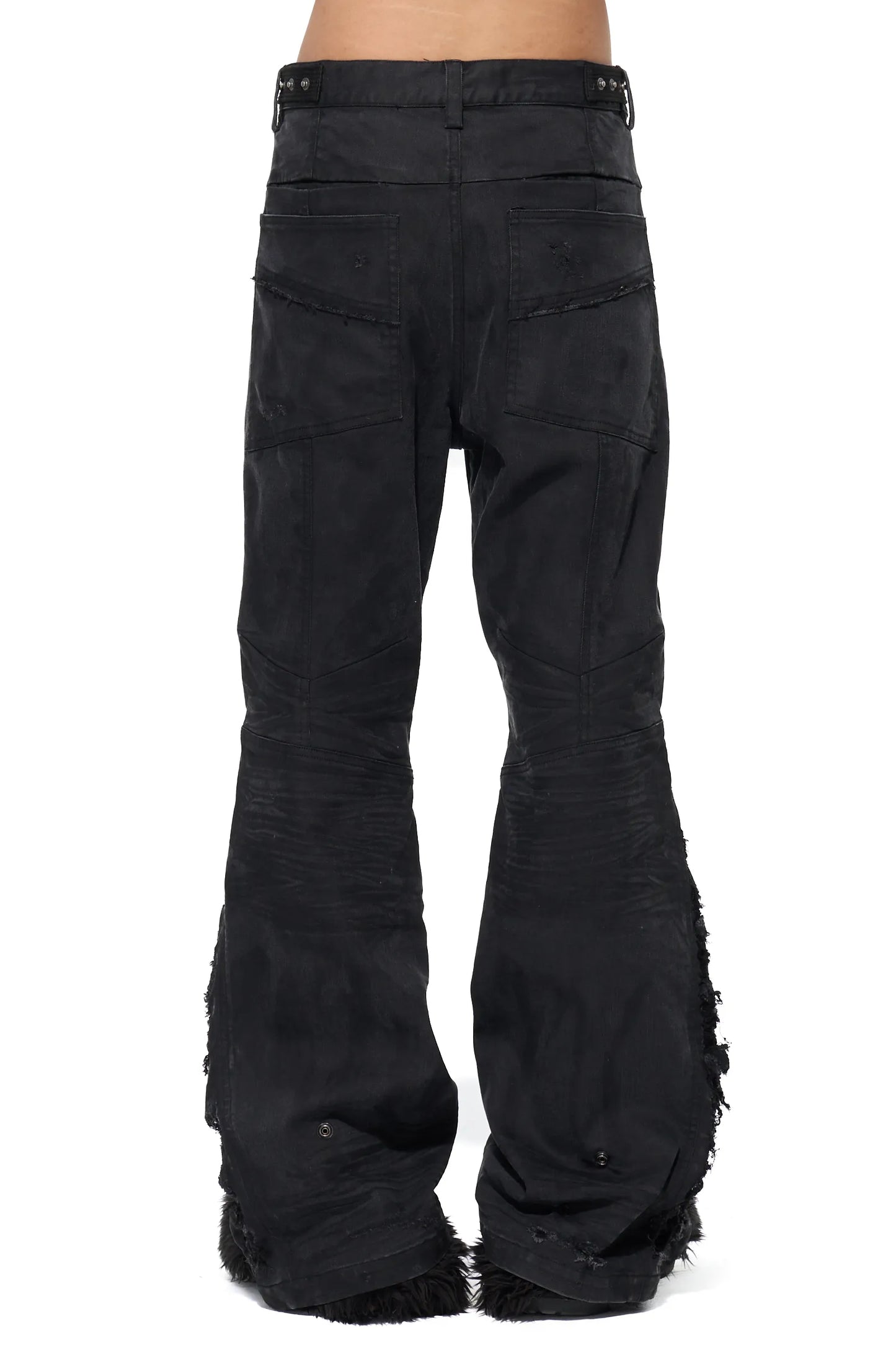 Coated Flare Jeans