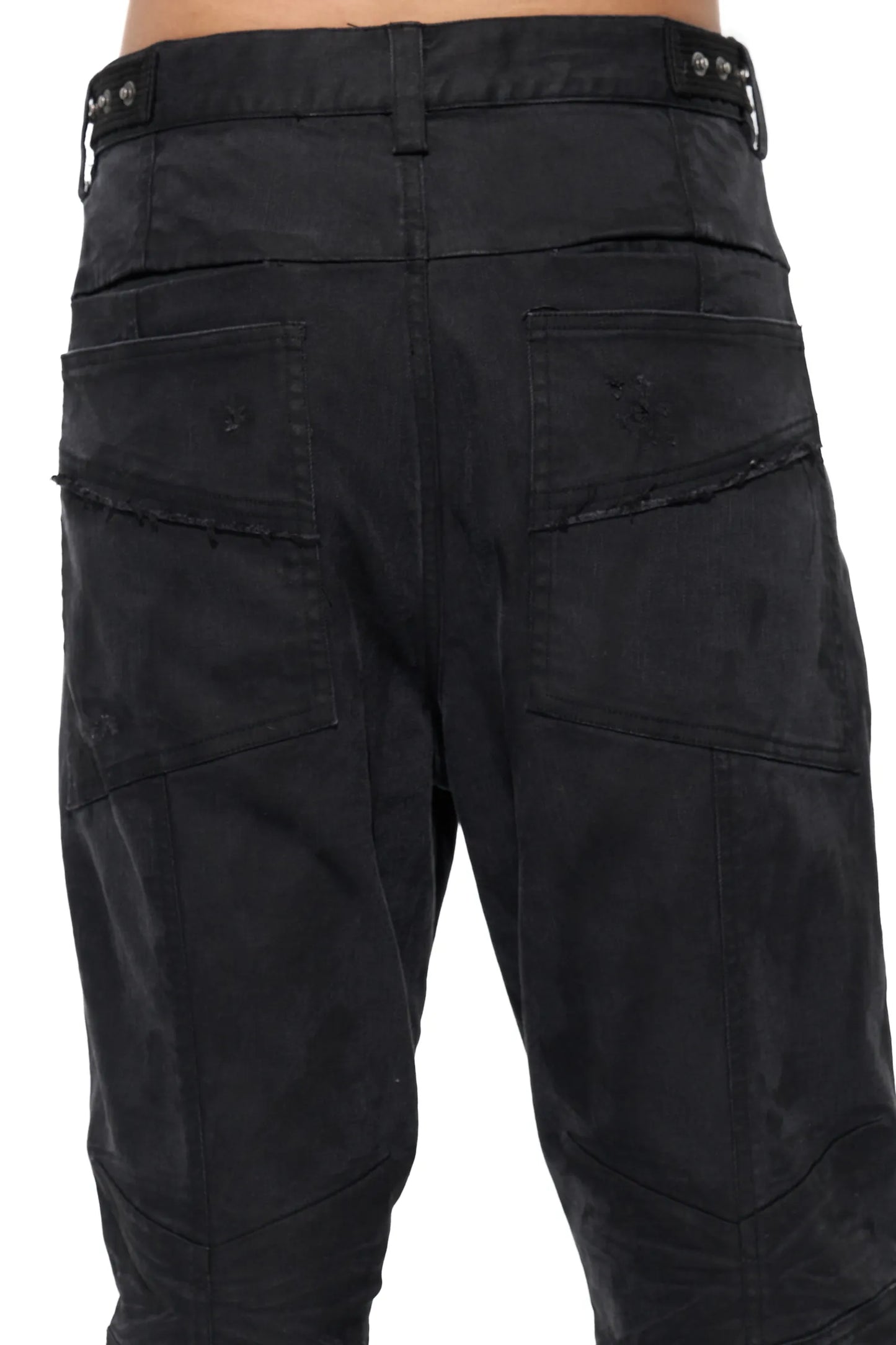 Coated Flare Jeans