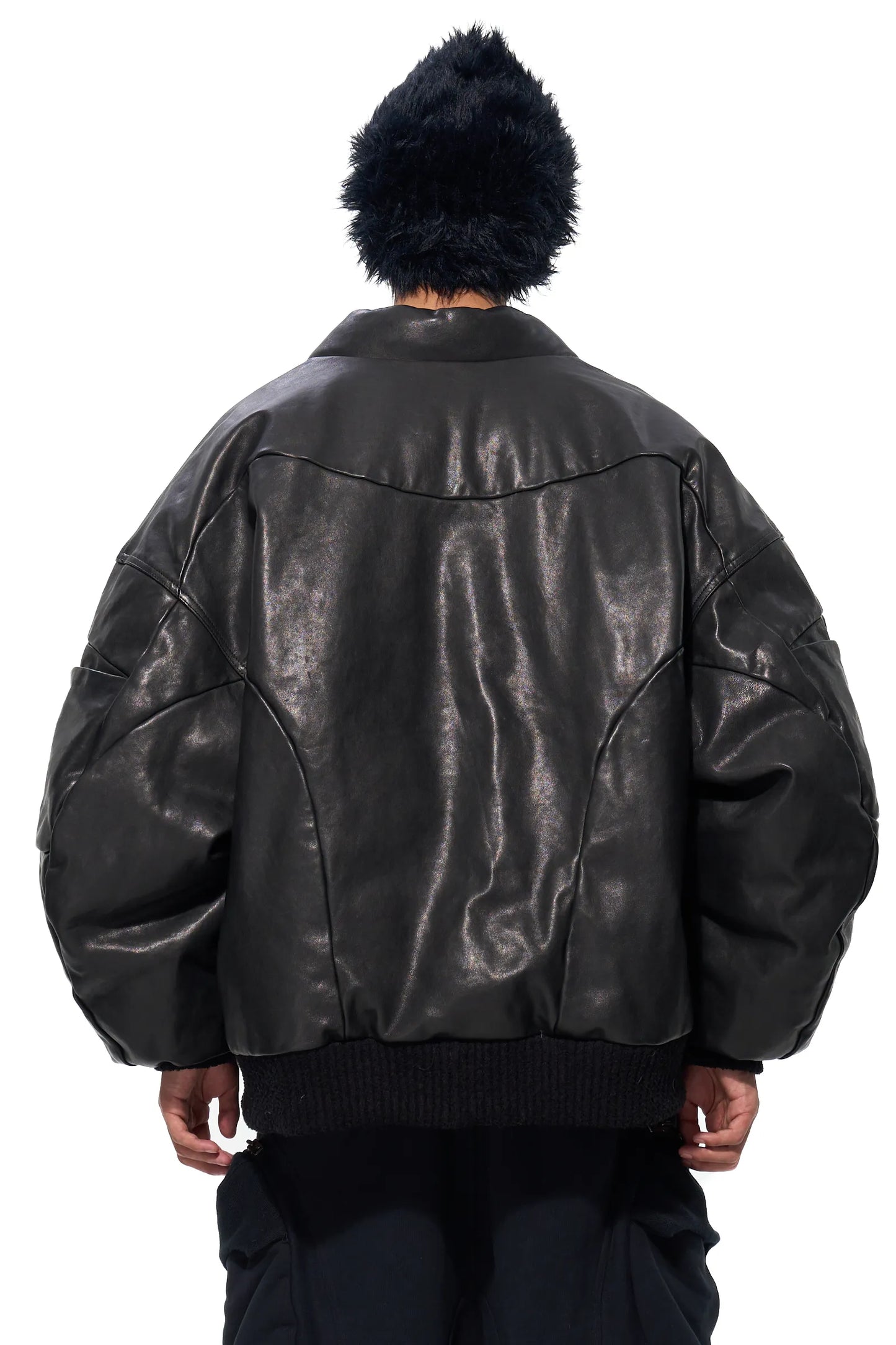 Washed Sheepskin Down Jacket