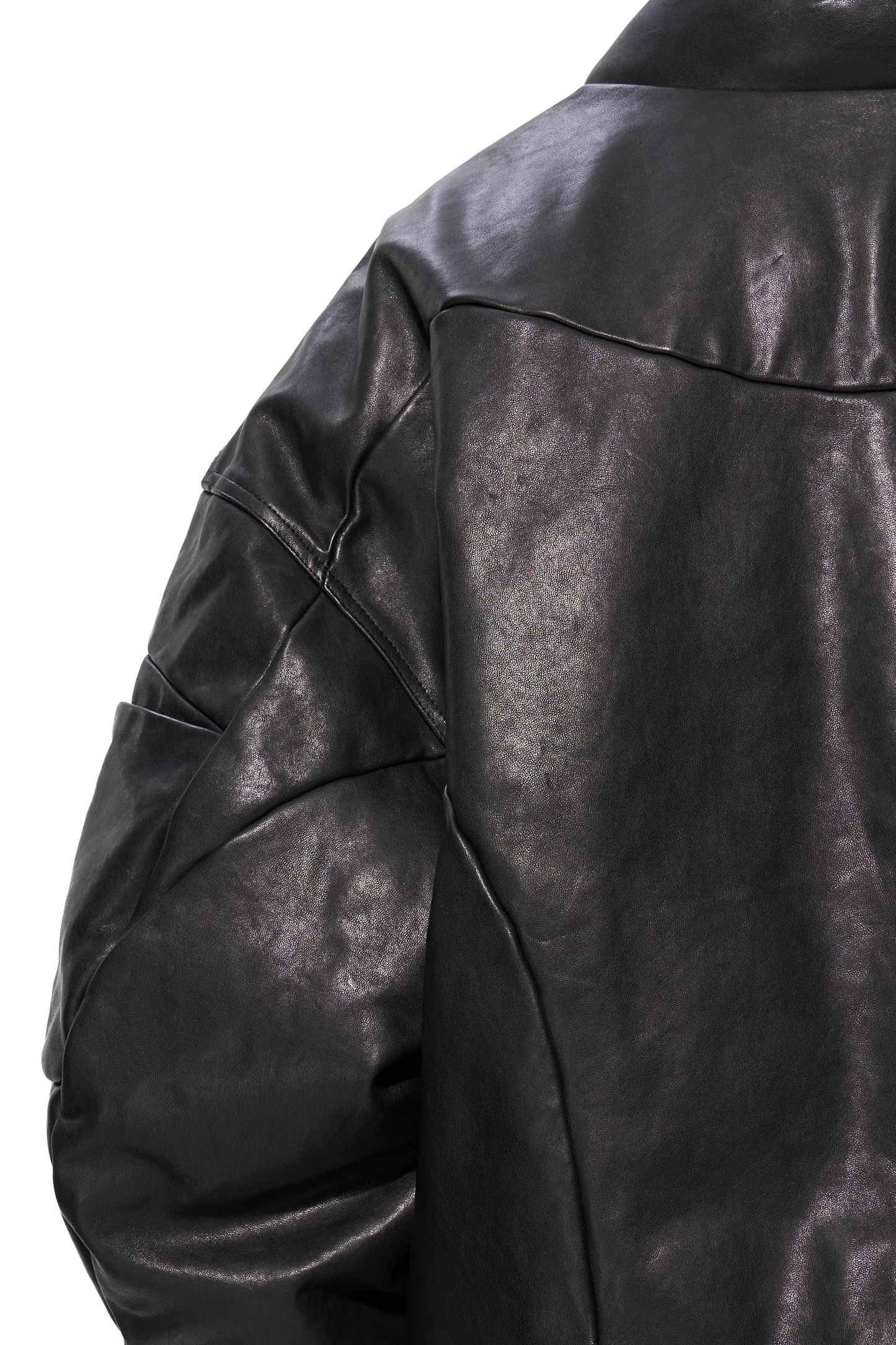 Washed Sheepskin Down Jacket