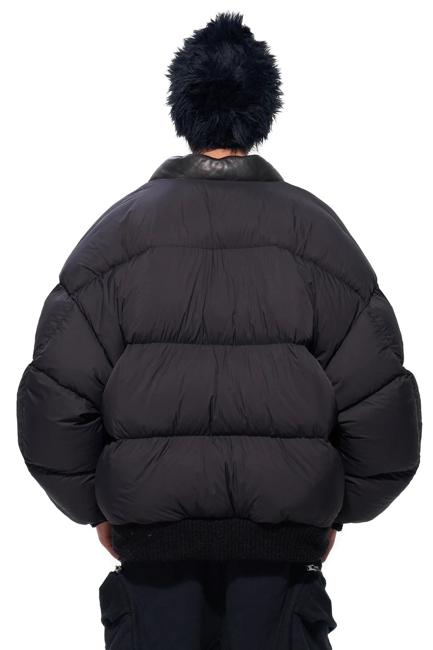 Washed Sheepskin Down Jacket