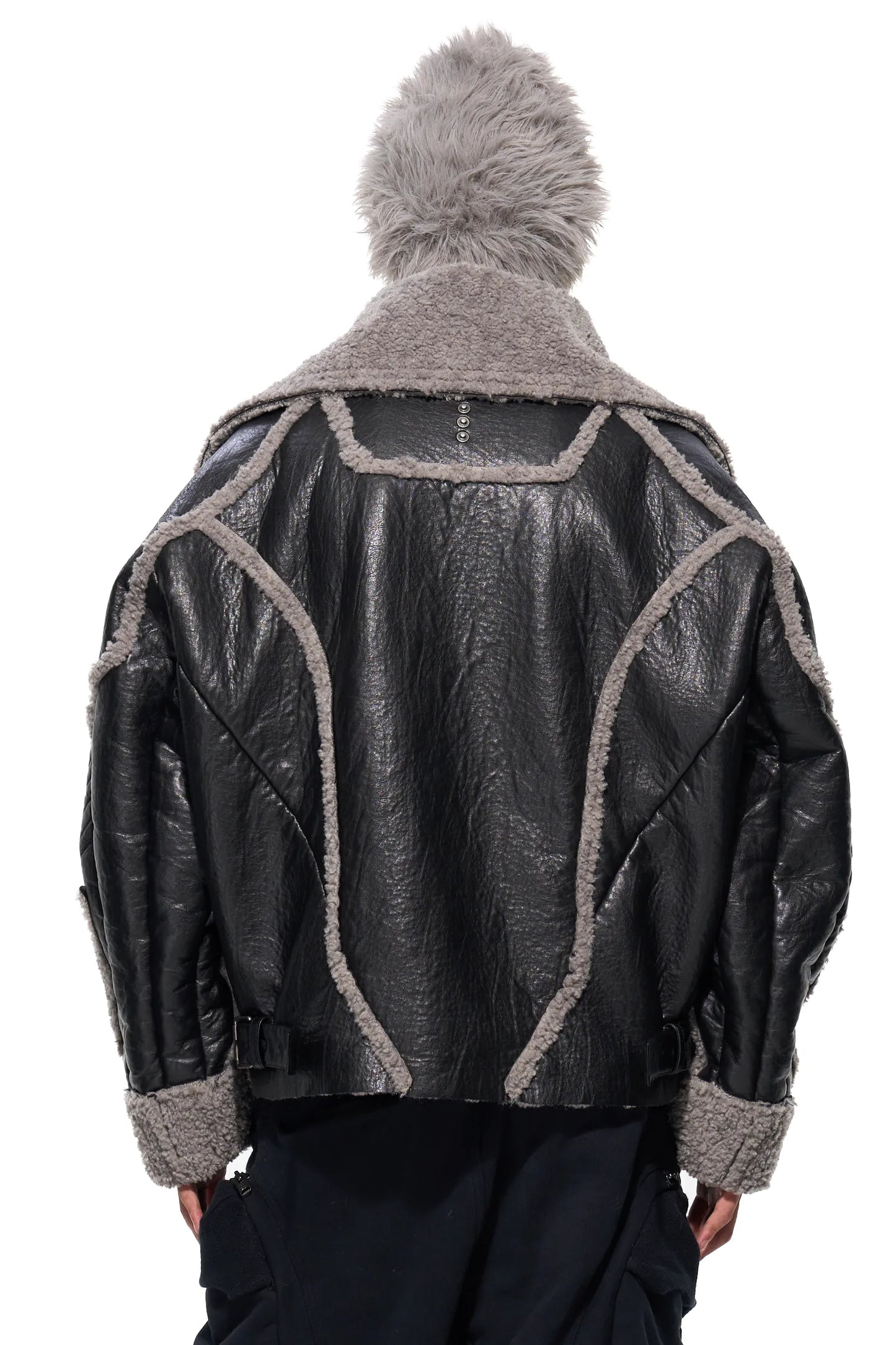 Shearling High-Neck Jacket