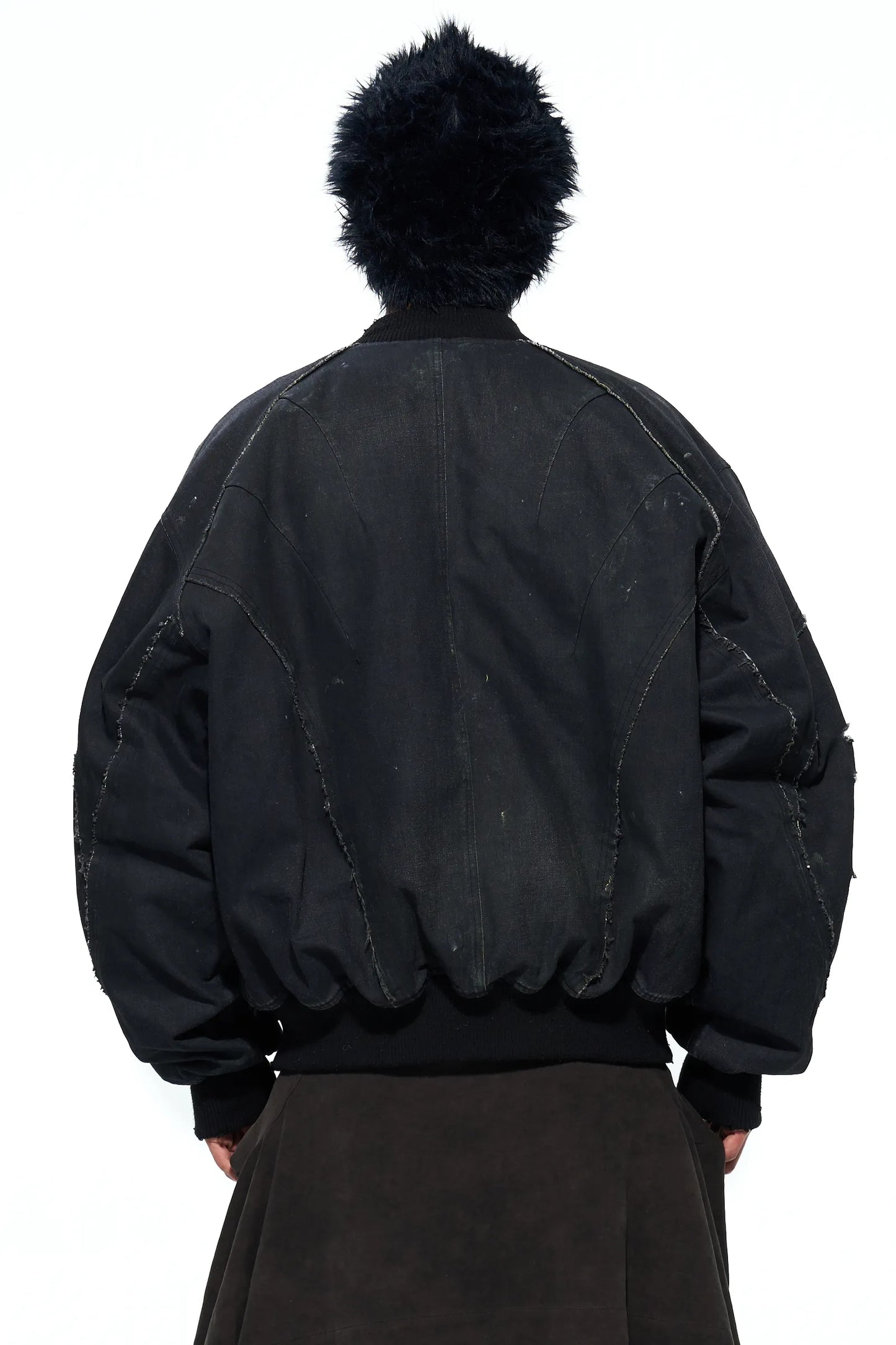 Savages washed denim bomber