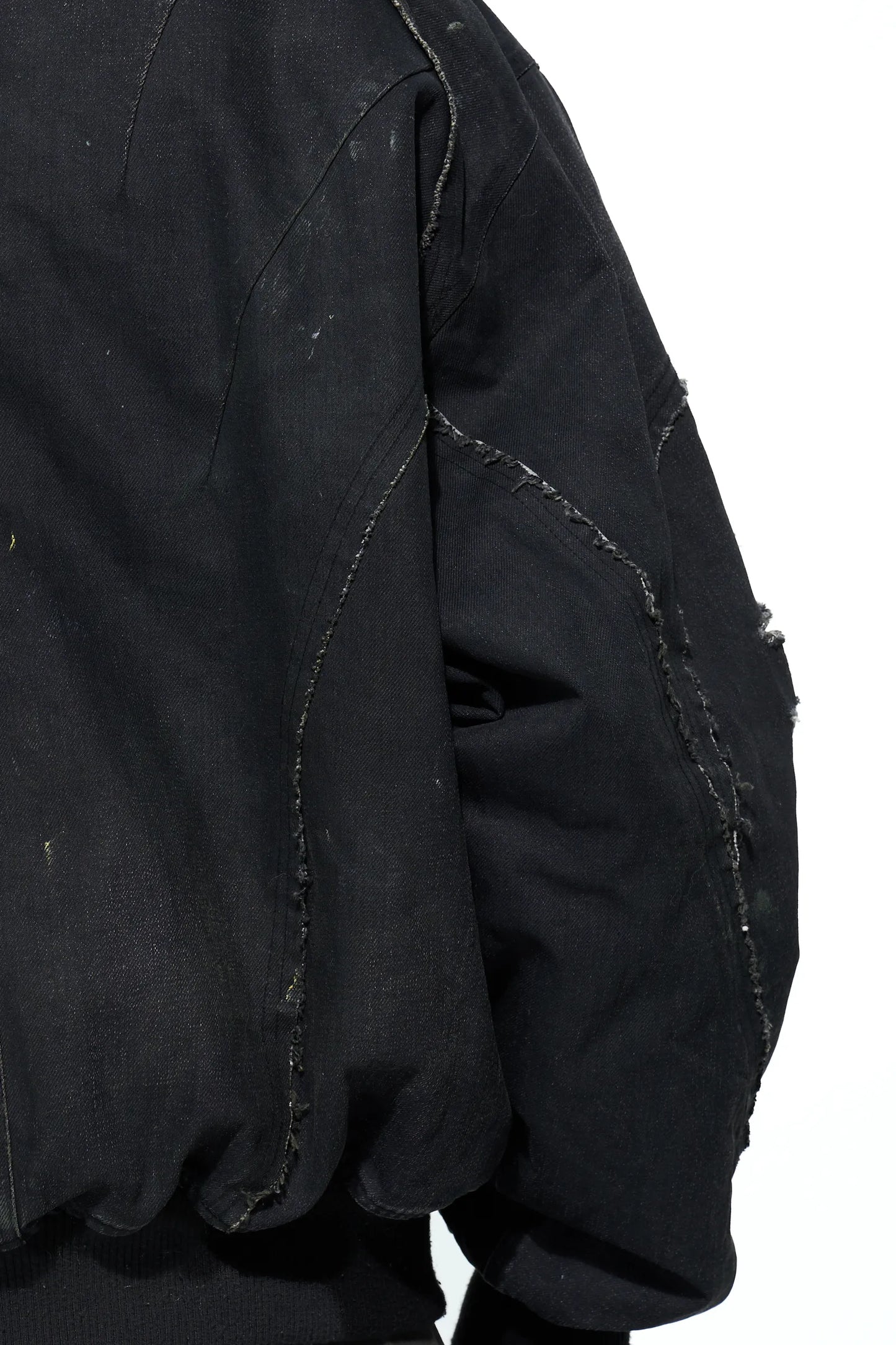 Savages washed denim bomber