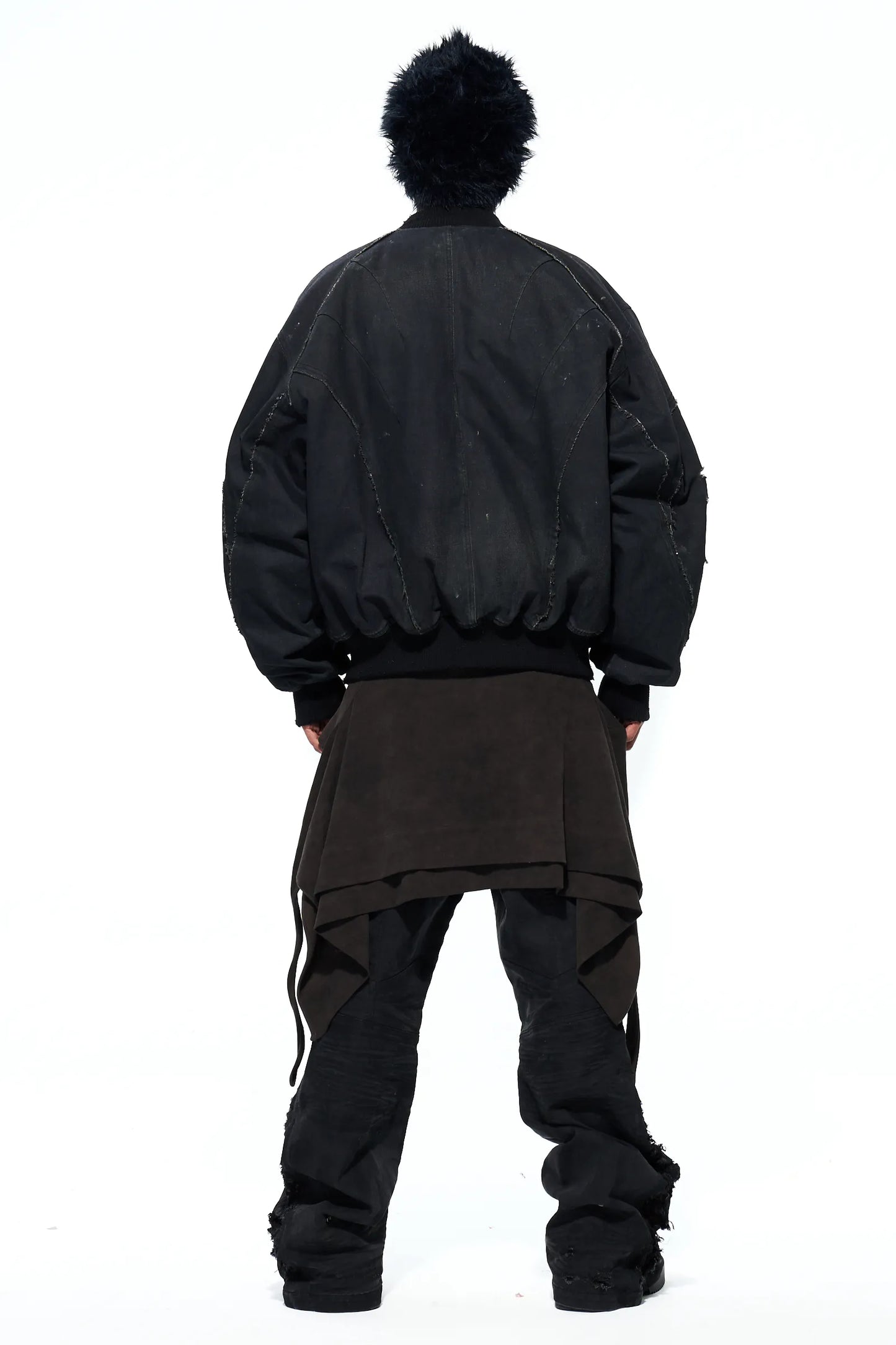 Savages washed denim bomber