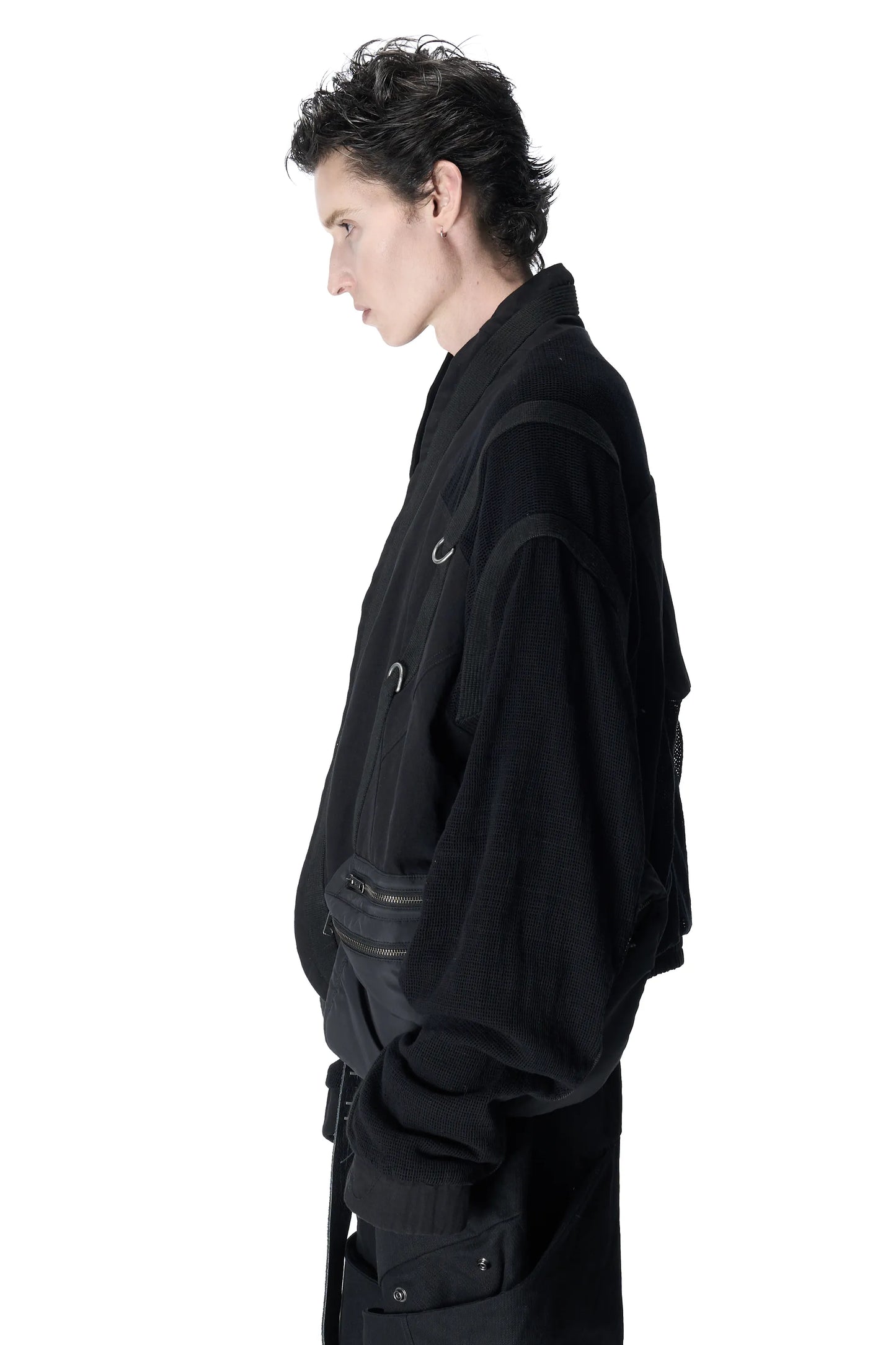 Ammo-pocket military jacket