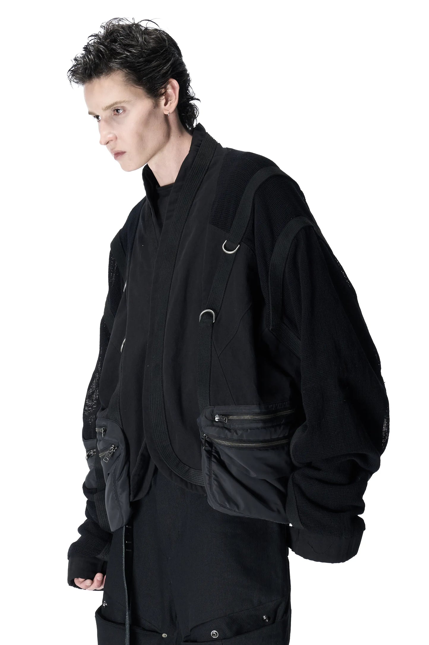 Ammo-pocket military jacket