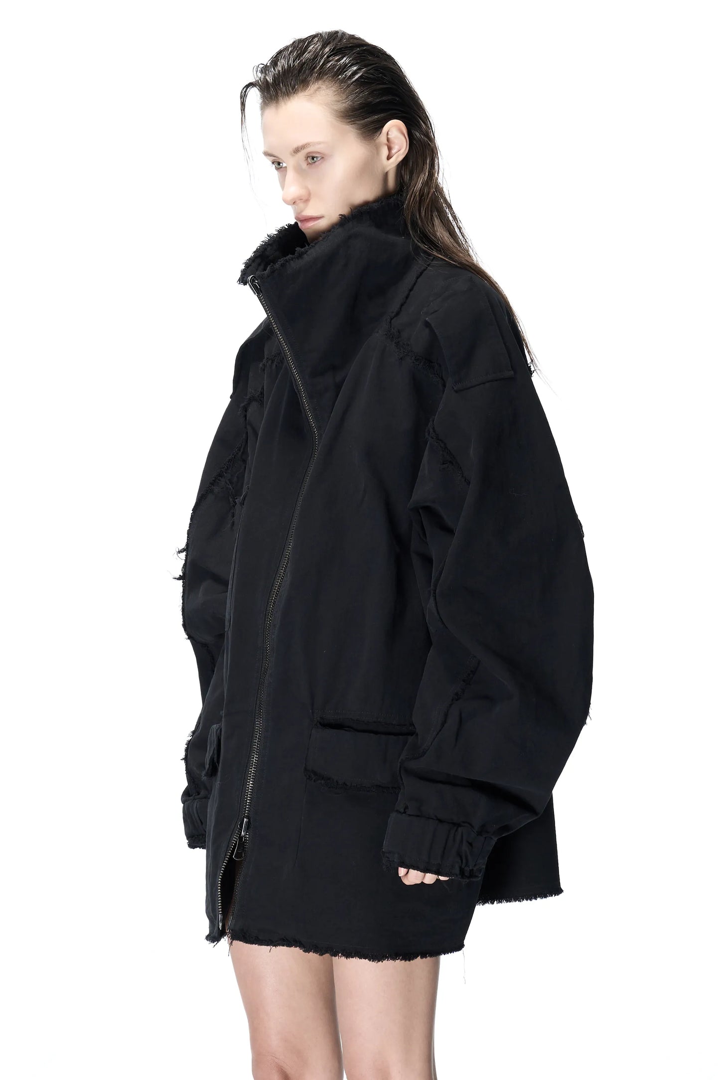 Multi-pocket military jacket