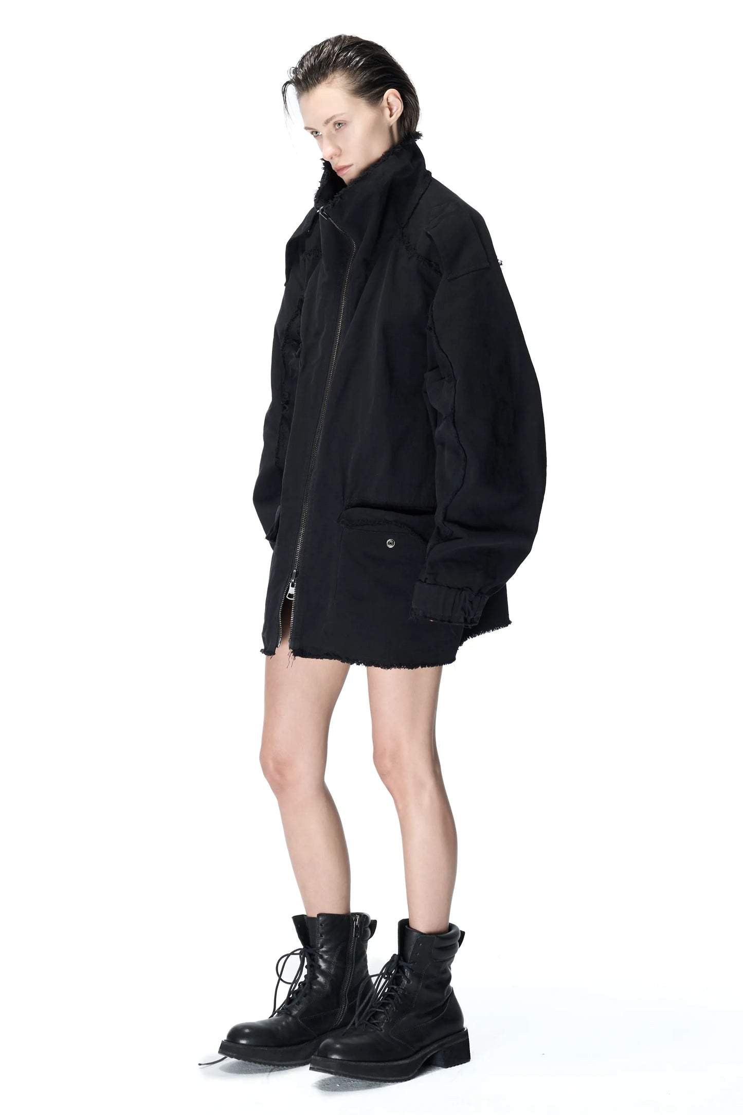 Multi-pocket military jacket