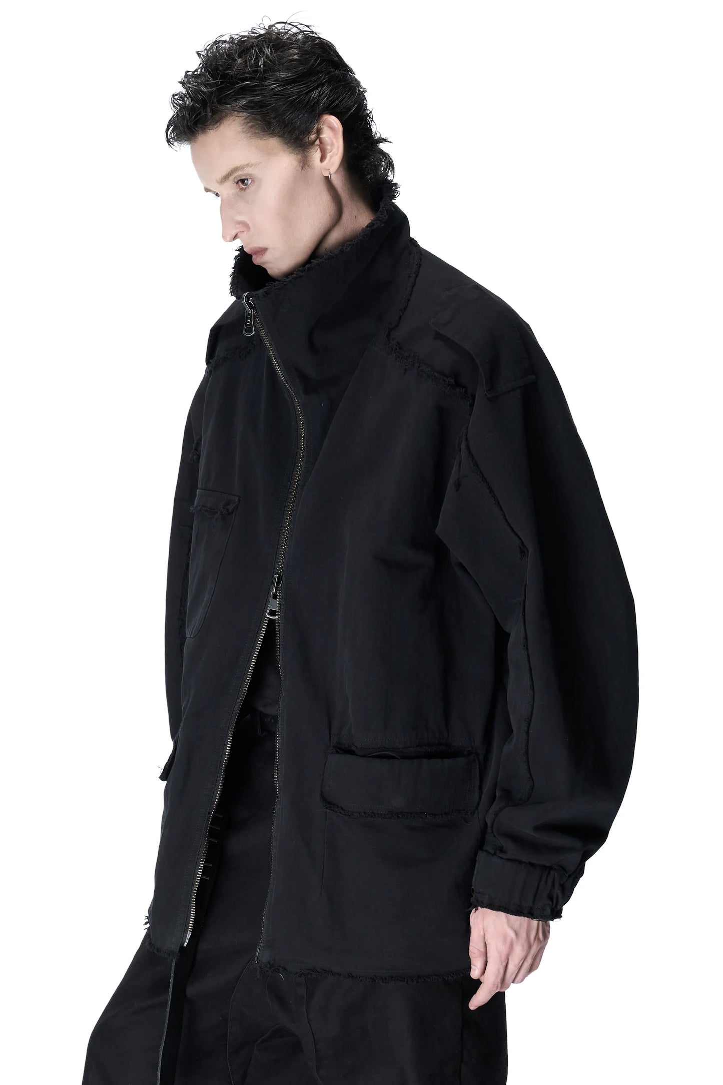 Multi-pocket military jacket