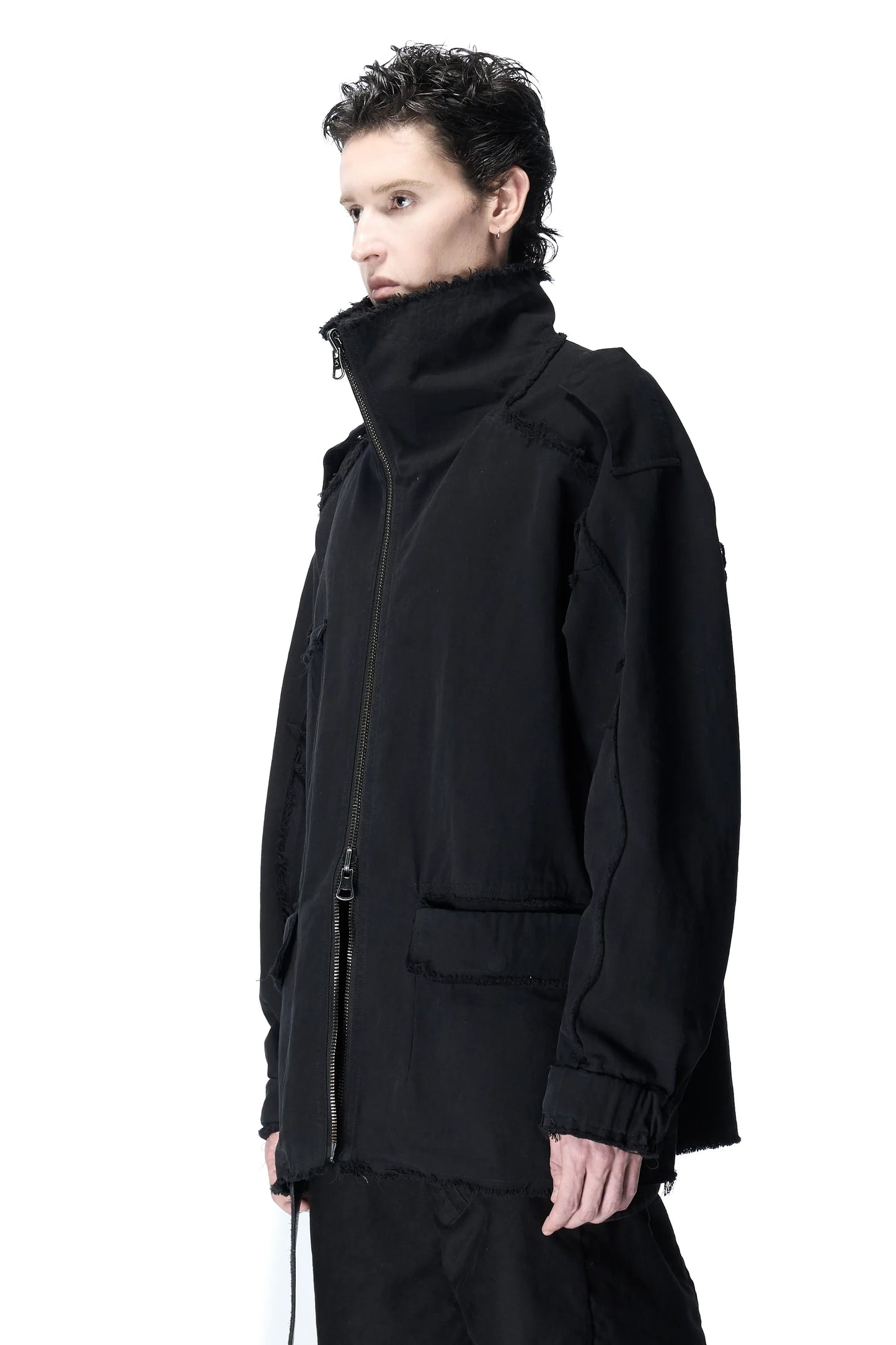 Multi-pocket military jacket