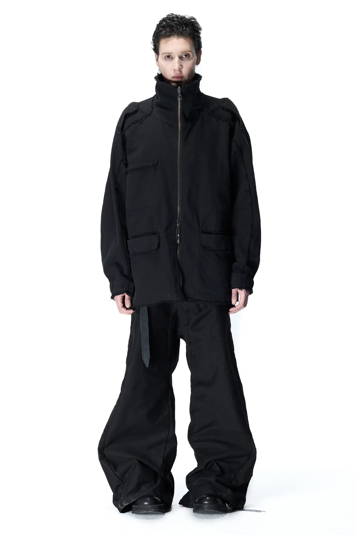 Multi-pocket military jacket