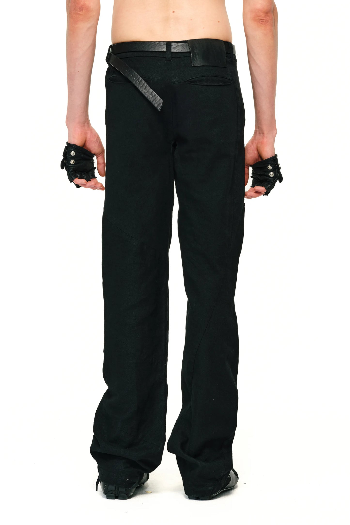 T-Pocket spiral tailored trousers