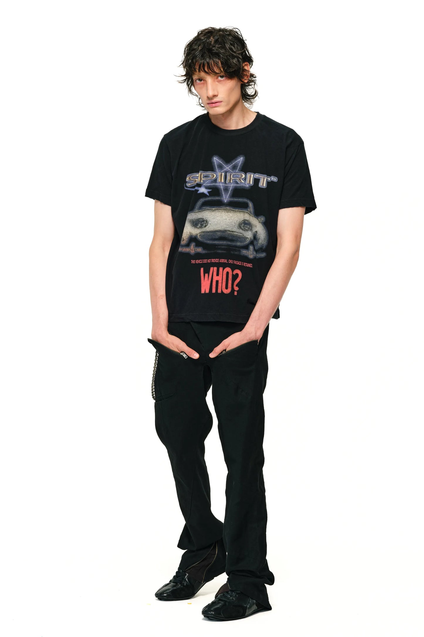 T-Pocket spiral tailored trousers