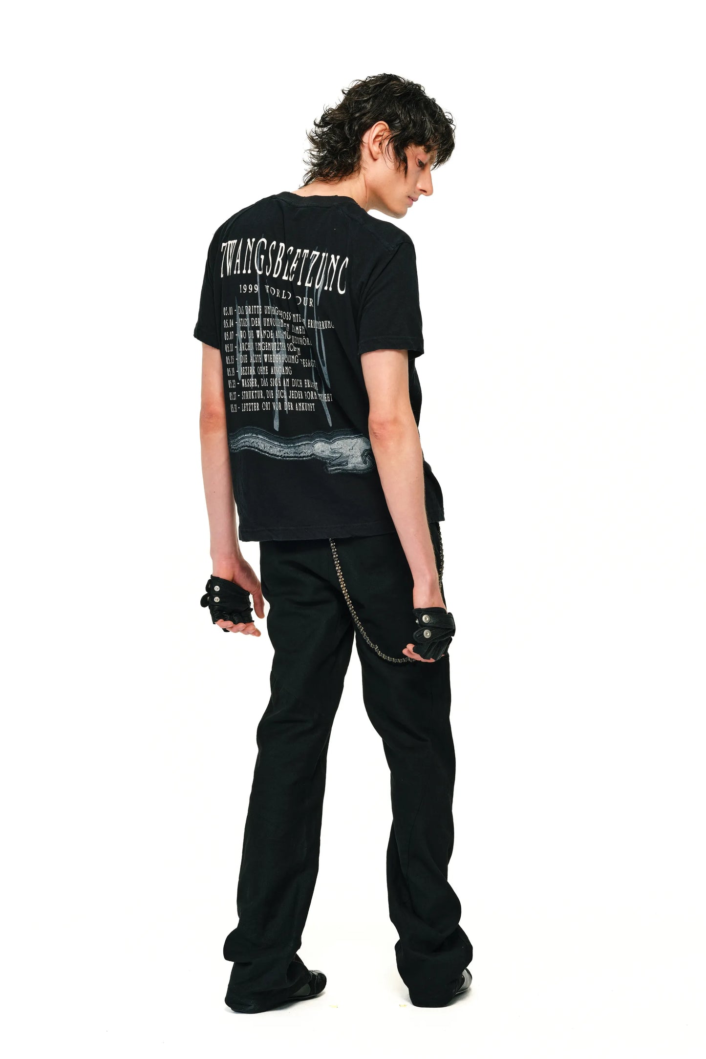 T-Pocket spiral tailored trousers