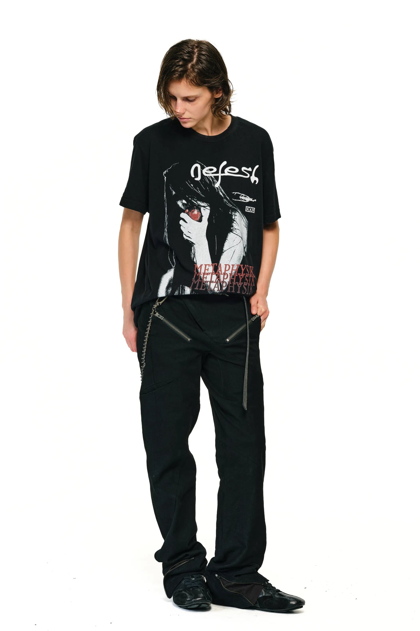 T-Pocket spiral tailored trousers