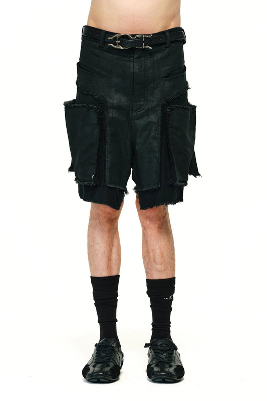 Haunted Waxed Cargo Shorts