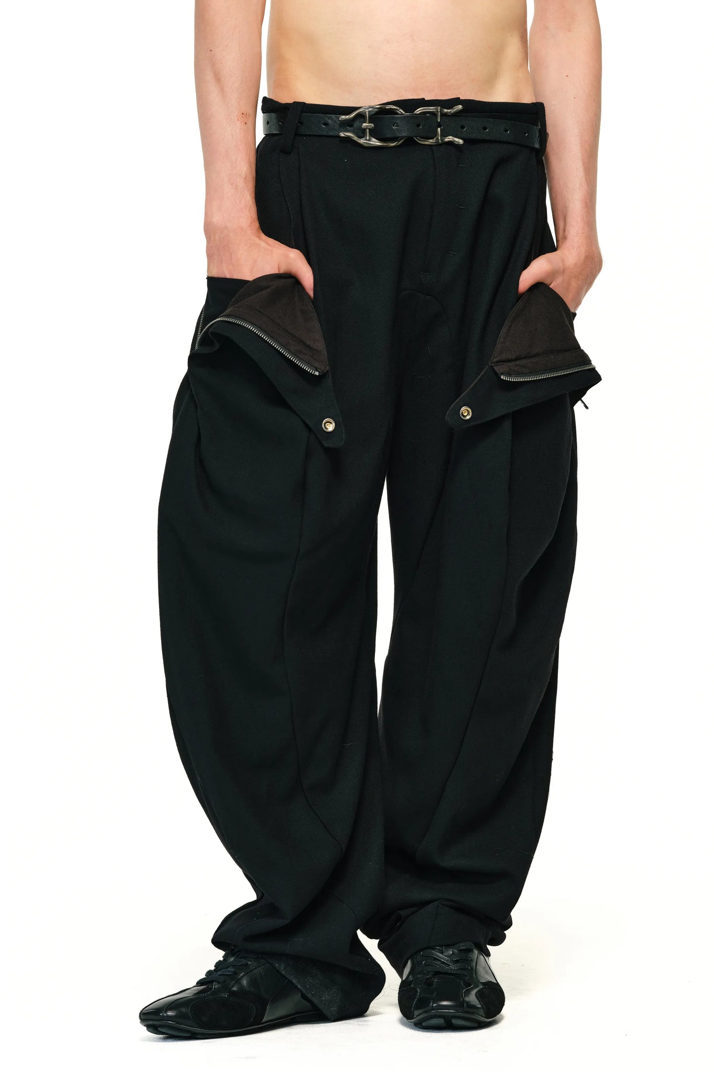 MAESTRO spiral tailored trousers