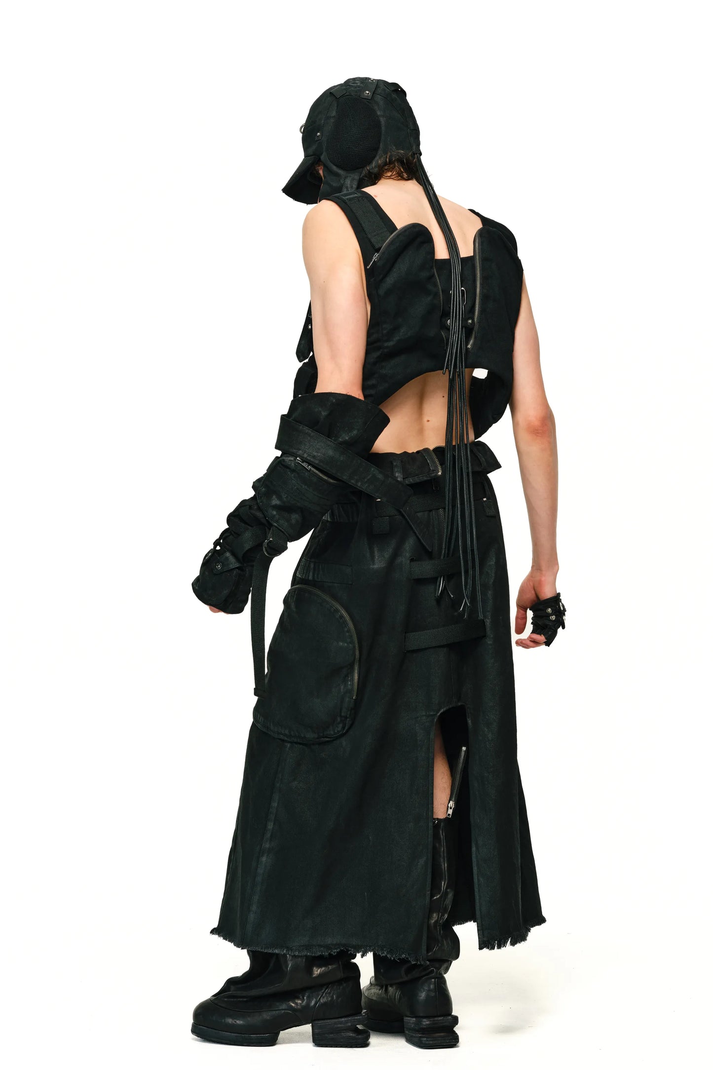 Mando Pocket Drawstring Vest