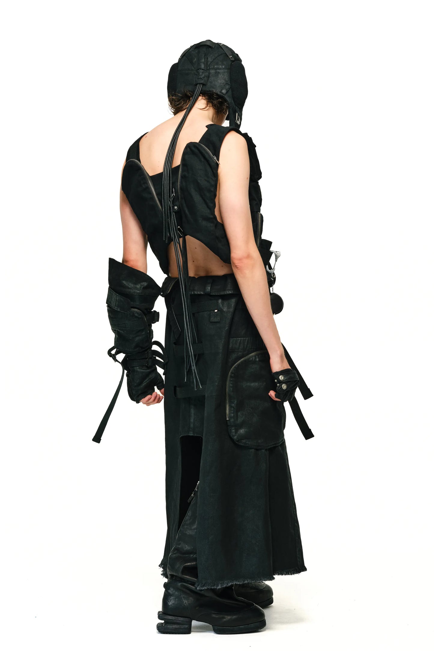 Mando Pocket Drawstring Vest