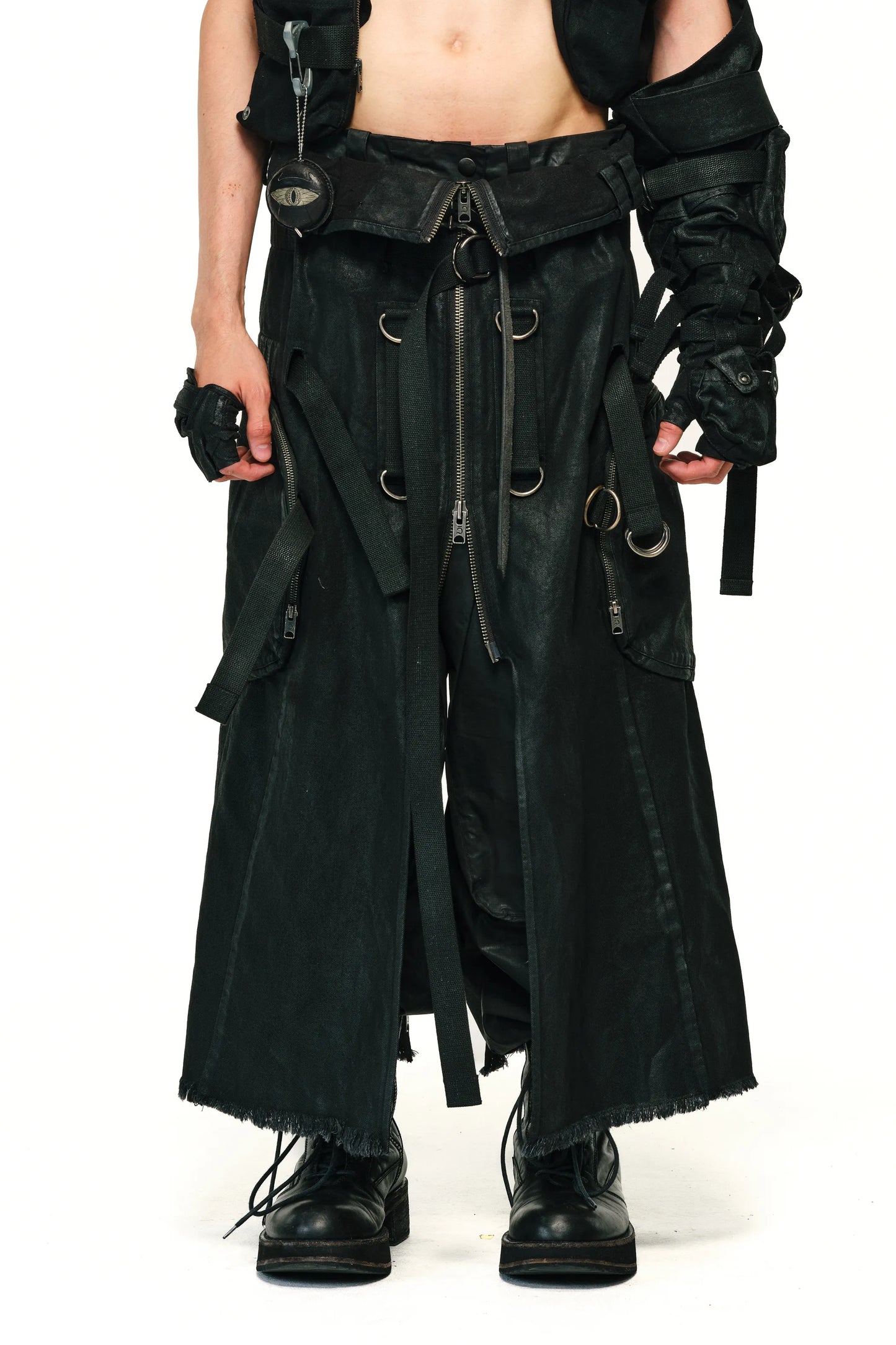 Haunted Corset Webbing Skirt