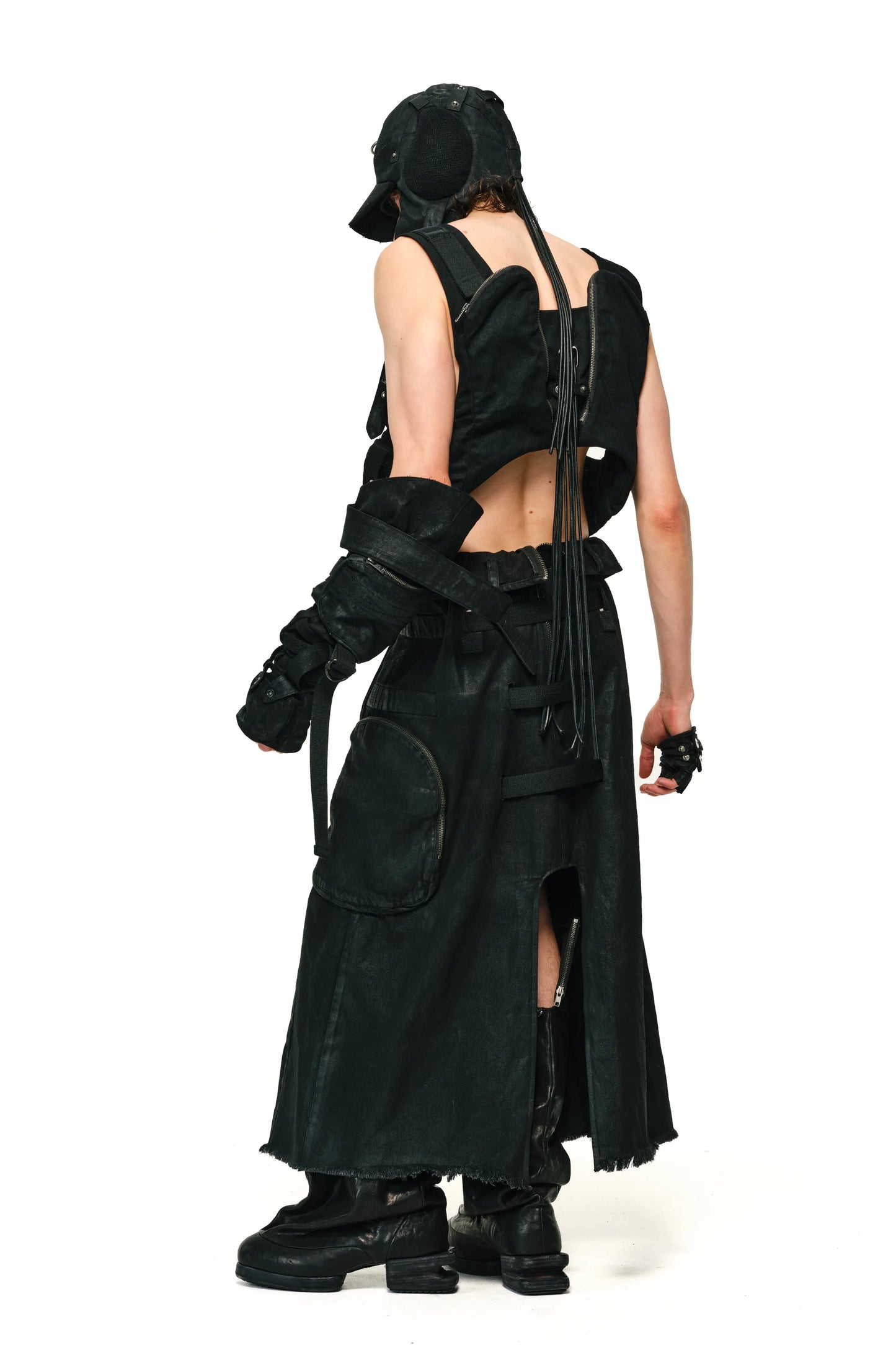 Haunted Corset Webbing Skirt