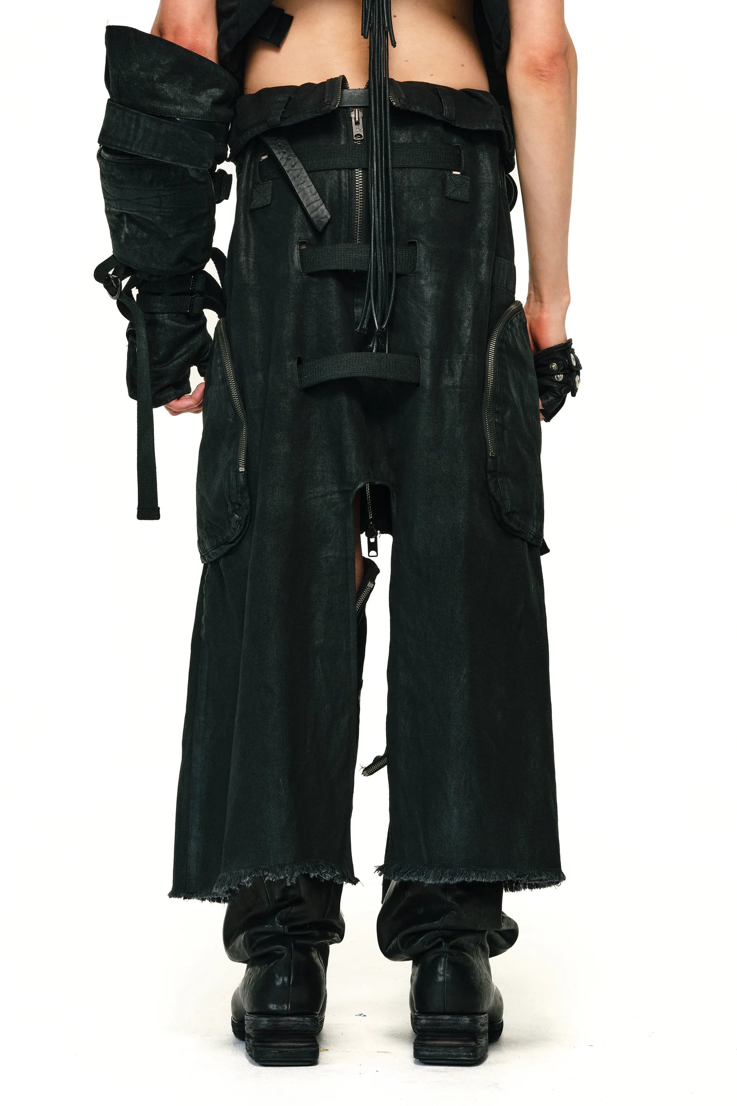 Haunted Corset Webbing Skirt