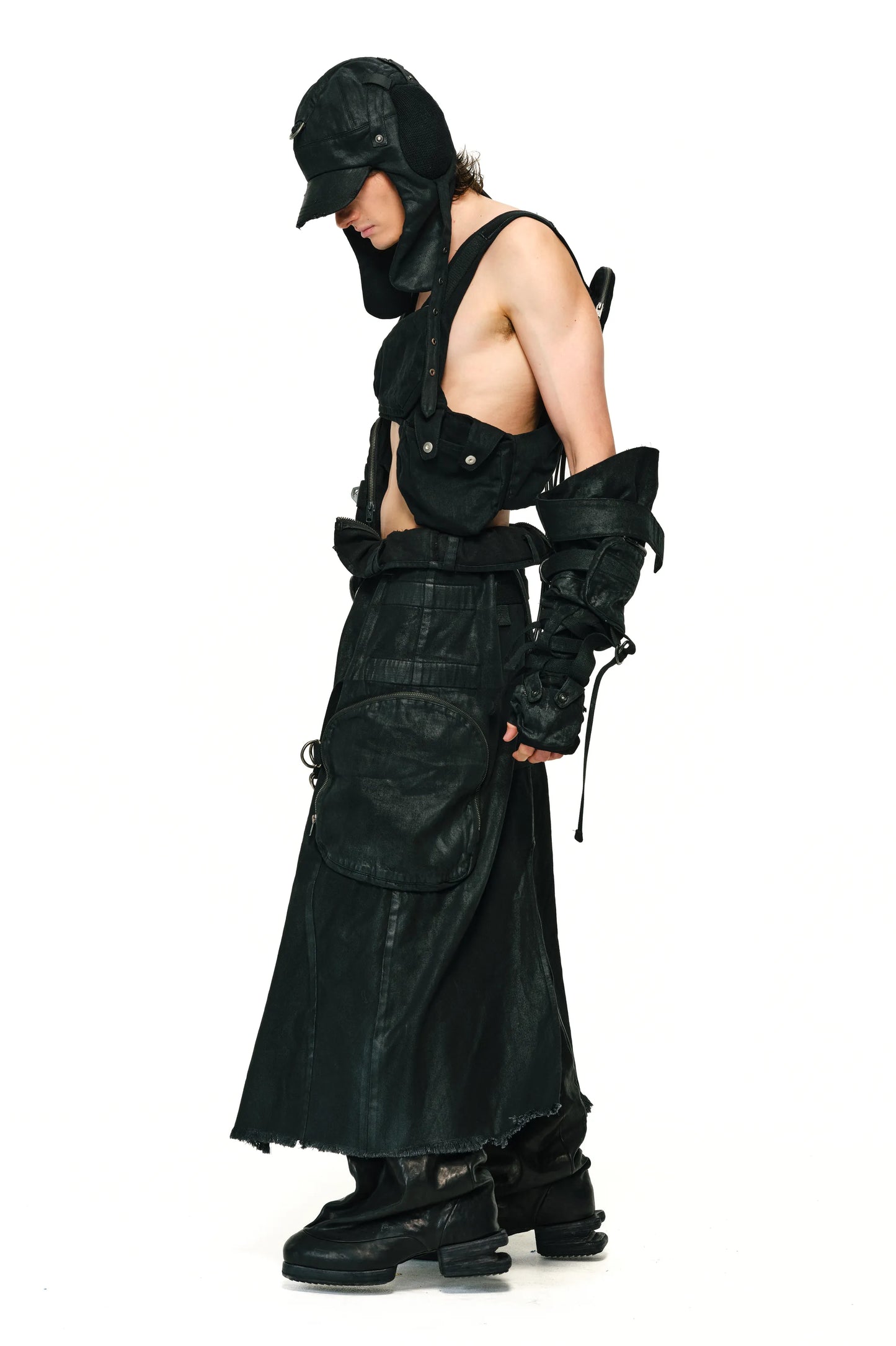Haunted Corset Webbing Skirt