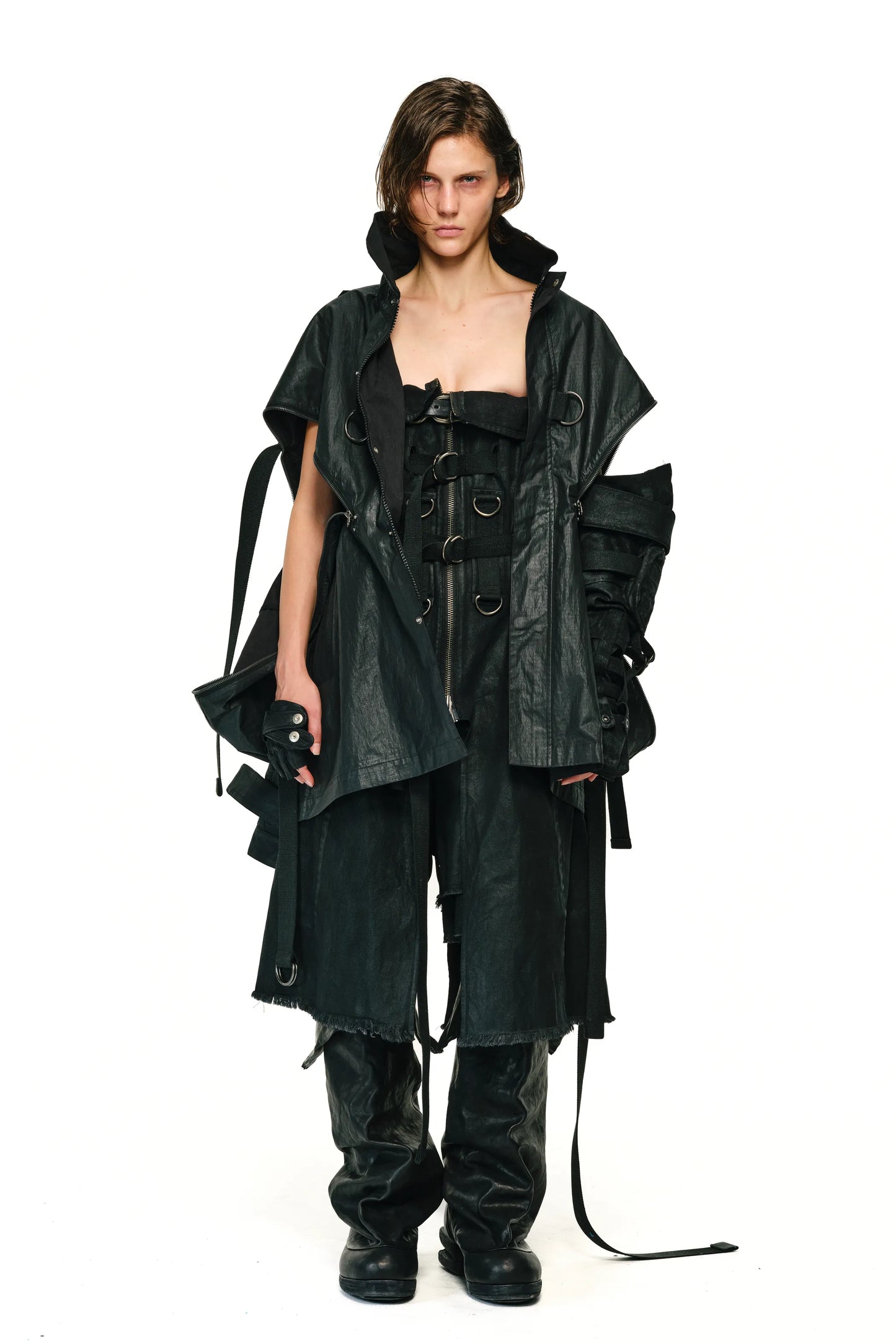 Haunted Corset Webbing Skirt